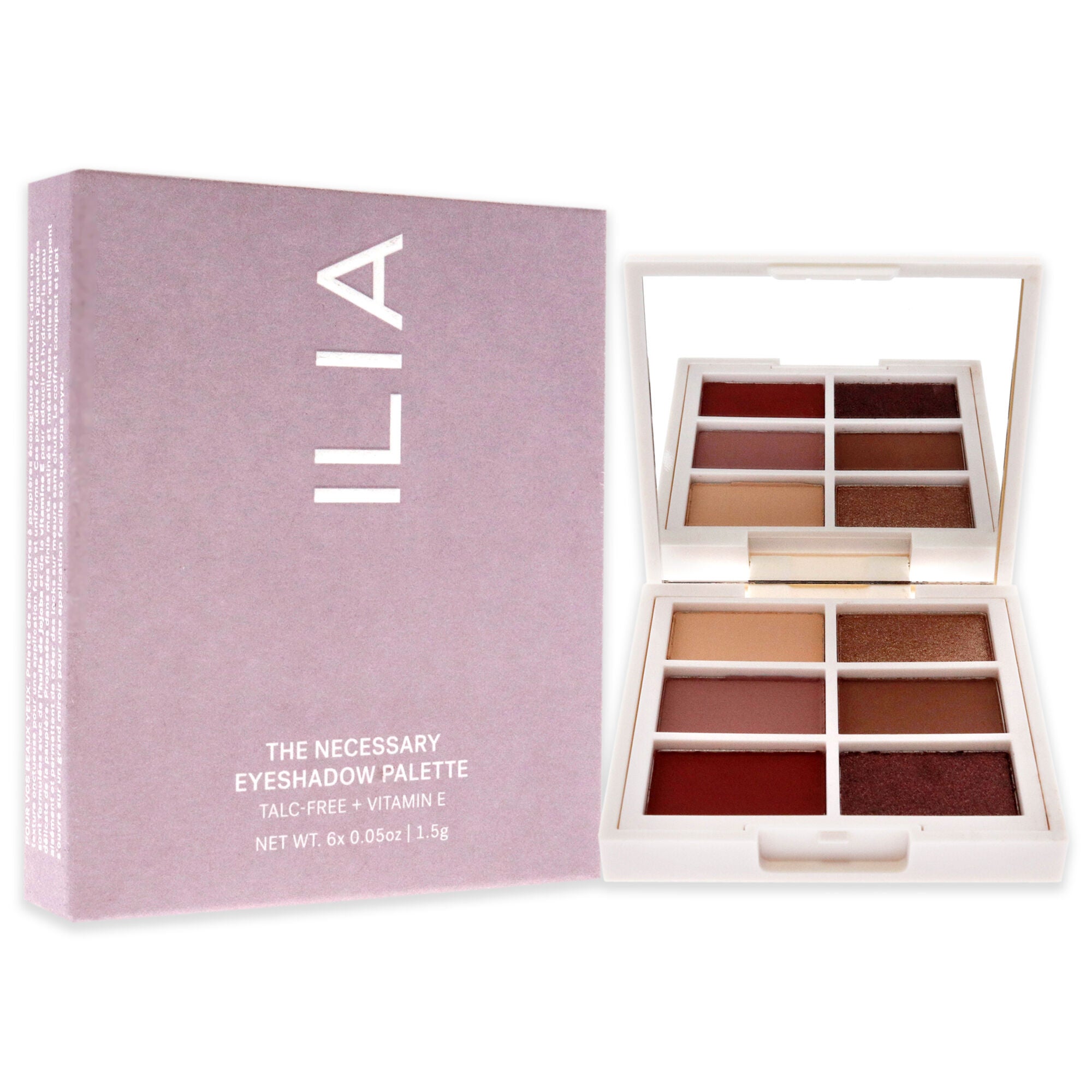 The Necessary Eyeshadow Palette - Cool Nude by ILIA Beauty for Women - 0.3 oz Eye Shadow, See Description, alternate image number 2