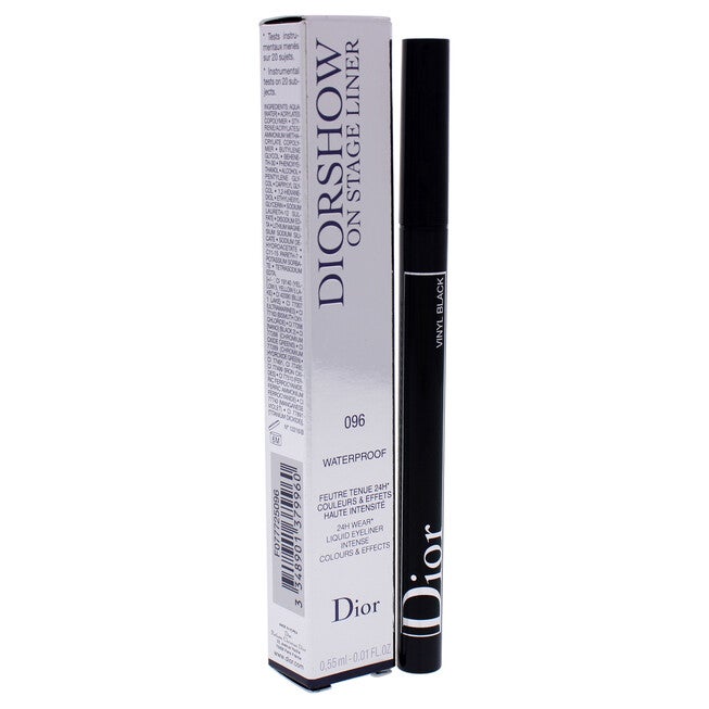Diorshow On Stage Liquid Eyeliner Waterproof - 096 Vinyl Black by Christian Dior for Women - 0.01 oz Eyeliner, , alternate image number null