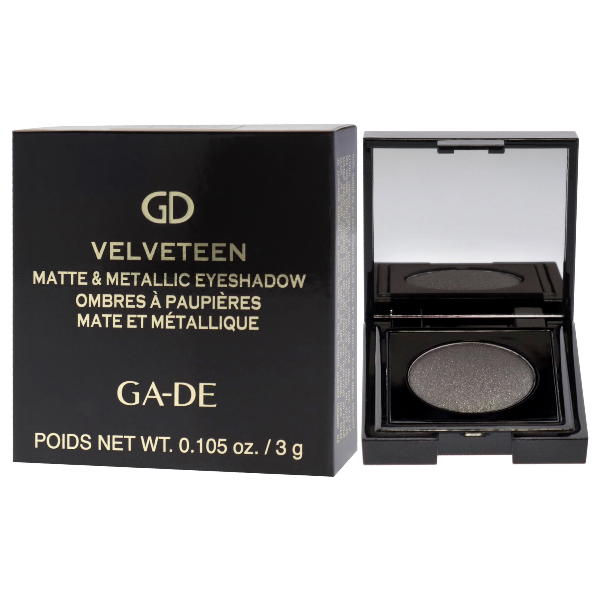 Velveteen Matte and Metallic Eyeshadow - 150 Moonstone by GA-DE for Women - 0.105 oz Eye Shadow, See Description, alternate image number 2