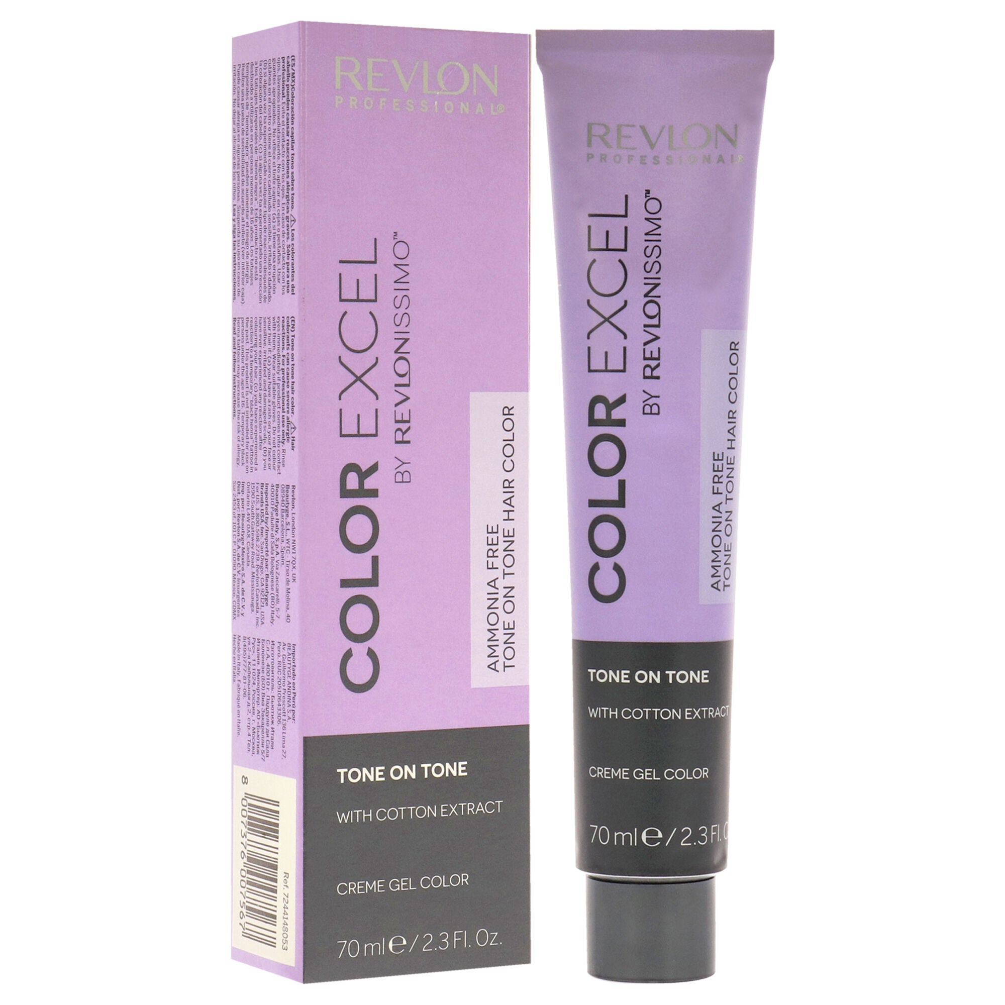 Revlonissimo Color Excel - 5.3 Light Golden Brown by Revlon for Unisex - 2.3 oz Hair Color, See Description, alternate image number 1