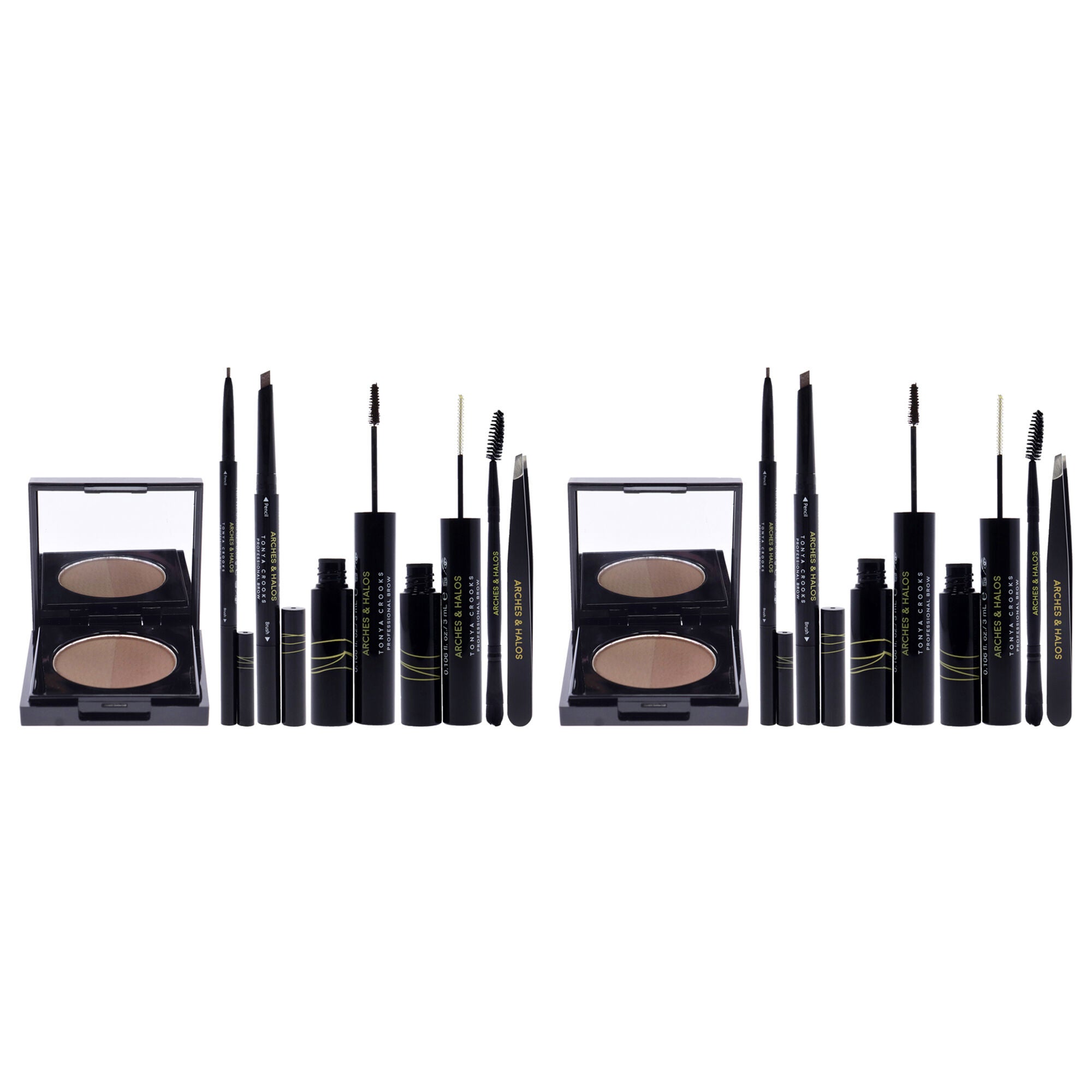 Ultimate Brow Hero Kit - Medium - Pack of 2 by Arches and Halos for Women - 7 Pc Set, See Description, alternate image number 4