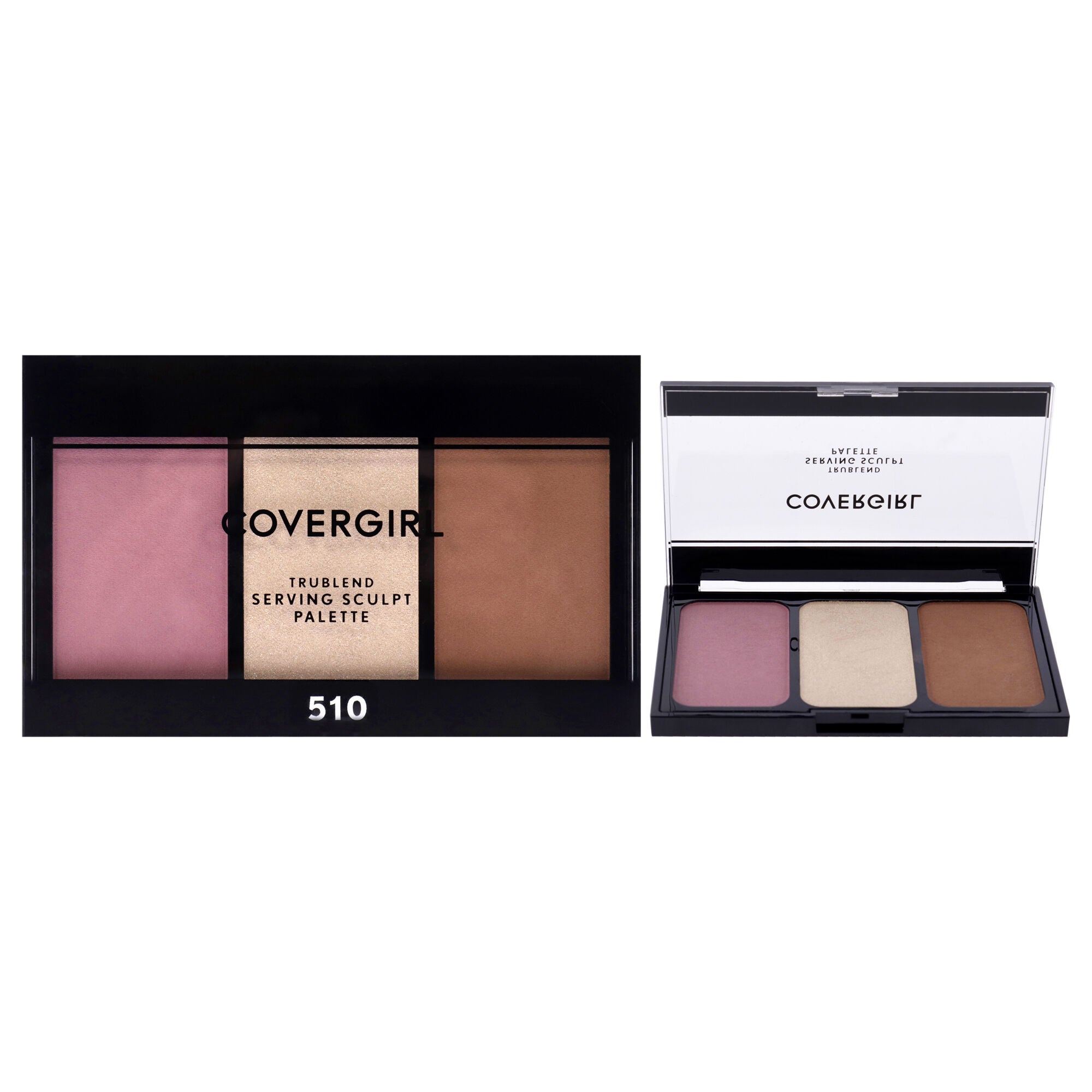 Trublend Serving Sculpt Palette - 510 Rose Nights by CoverGirl for Women - 0.23 oz Makeup, See Description, hi-res image number 0