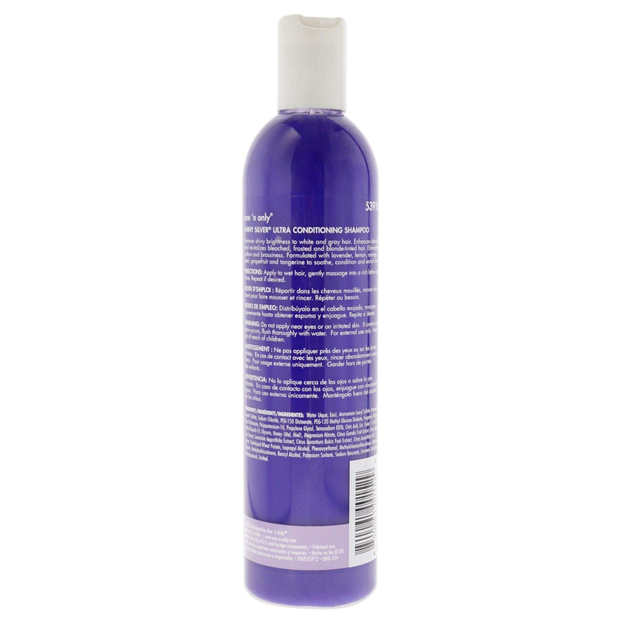 Shiny Silver Ultra Conditioning Shampoo by One n Only for Unisex - 12 oz Shampoo, , alternate image number 3
