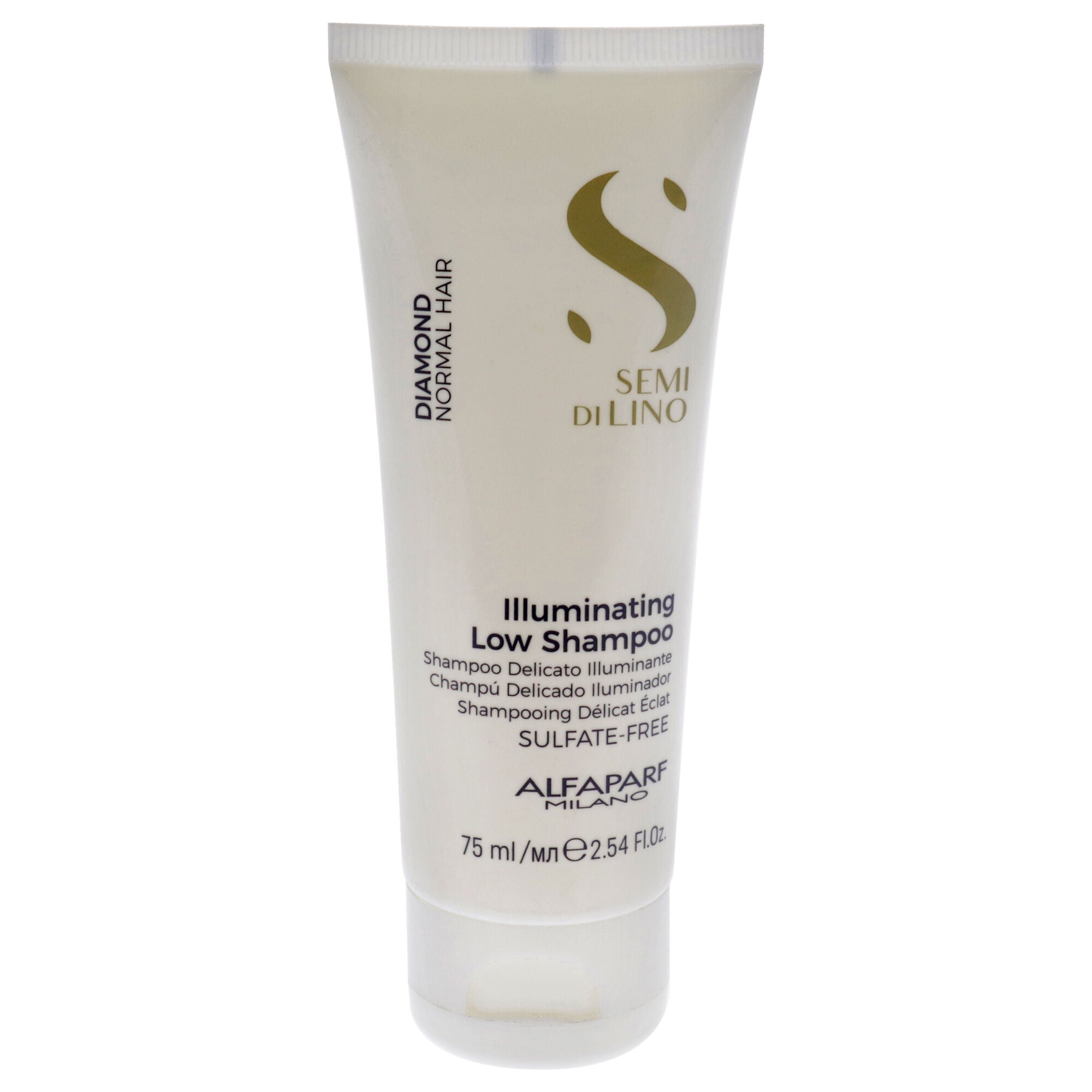 Semi Di Lino Diamond Illuminating Low Shampoo by Alfaparf Milano for Unisex - 2.54 oz Shampoo, See Description, hi-res image number 0