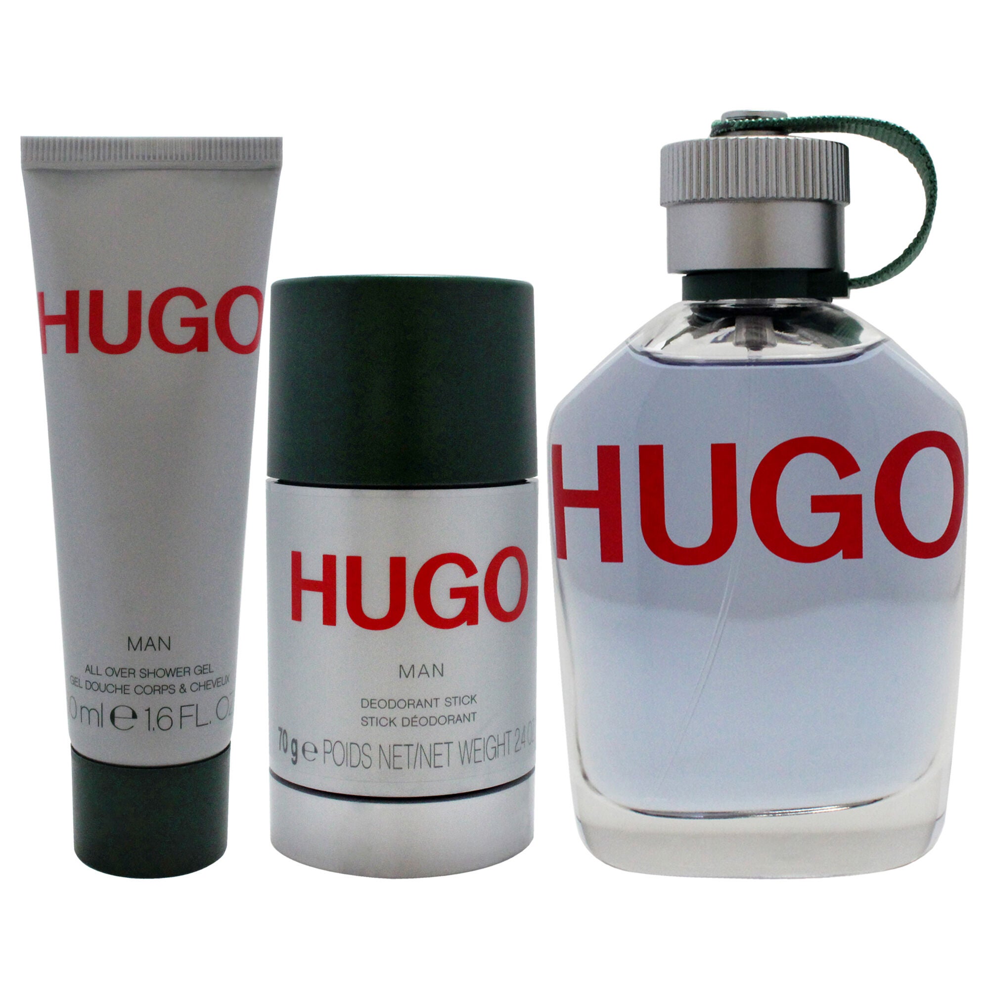 Hugo by Hugo Boss for Men - 3 Pc Gift Set 4.2oz EDT Spray, 2.4oz Deodorant Stick, 1.6oz Shower Gel, See Description, alternate image number 4