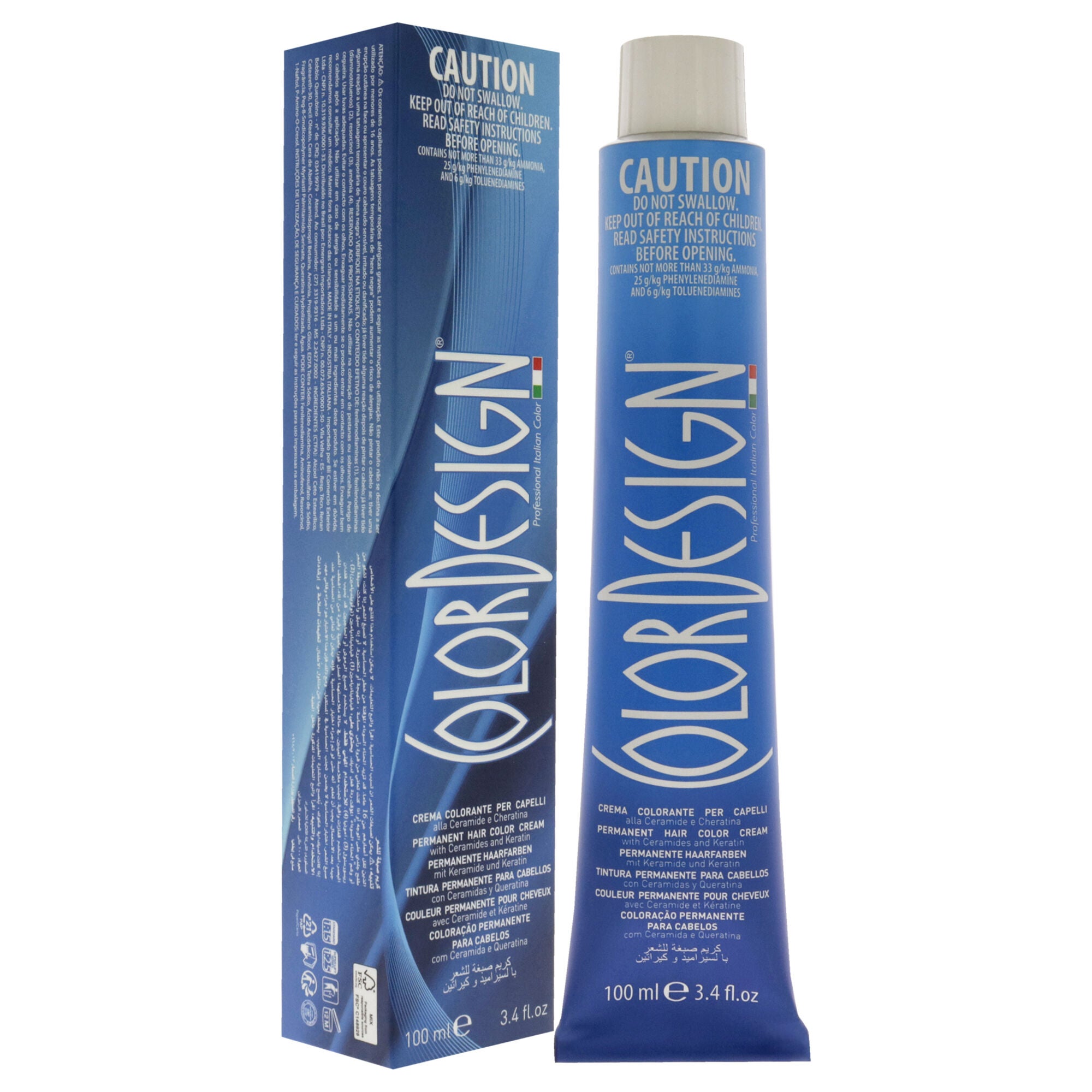 Permanent Hair Color - 3 3N Dark Brown by ColorDesign for Unisex - 3.4 oz Hair Color, See Description, alternate image number 2