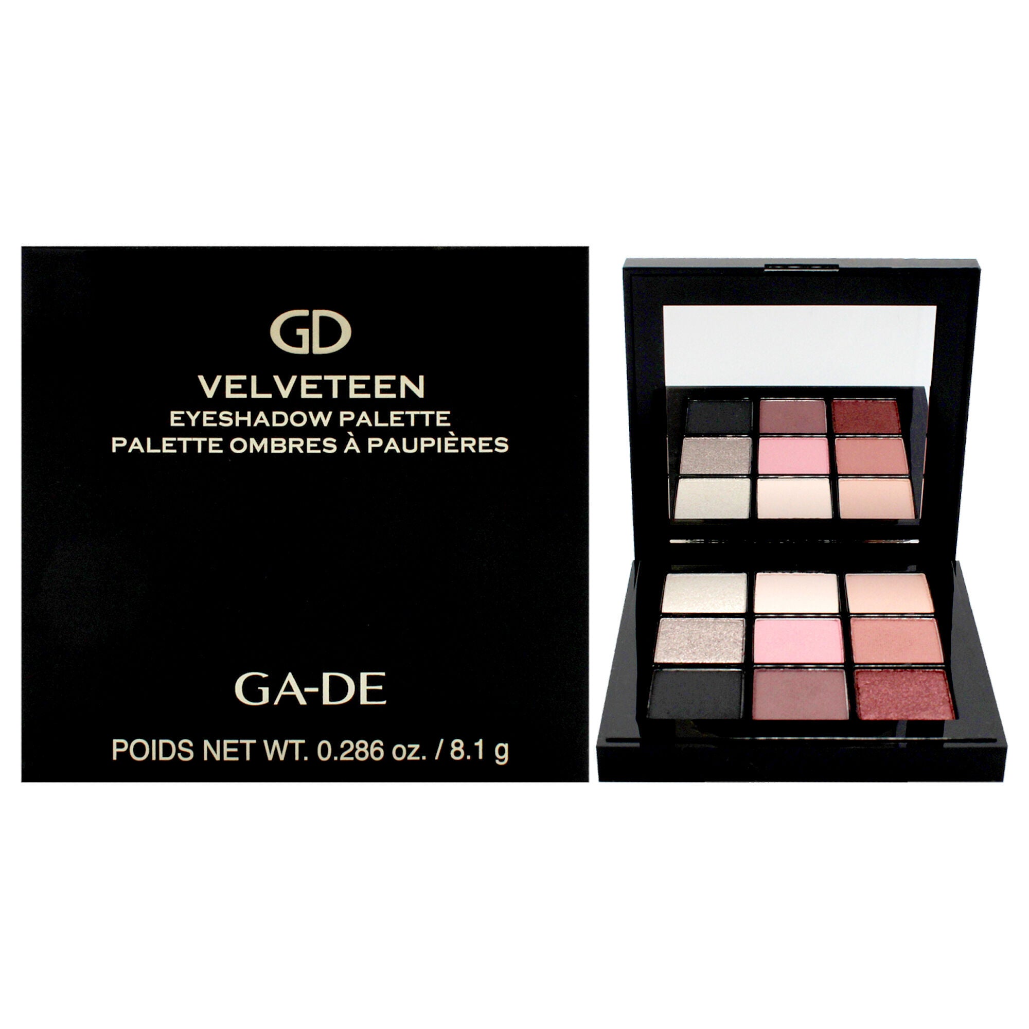 Velveteen Eyeshadow Palette - 55 Shades of Love by GA-DE for Women - 0.0286 oz Eye Shadow, See Description, hi-res image number 0