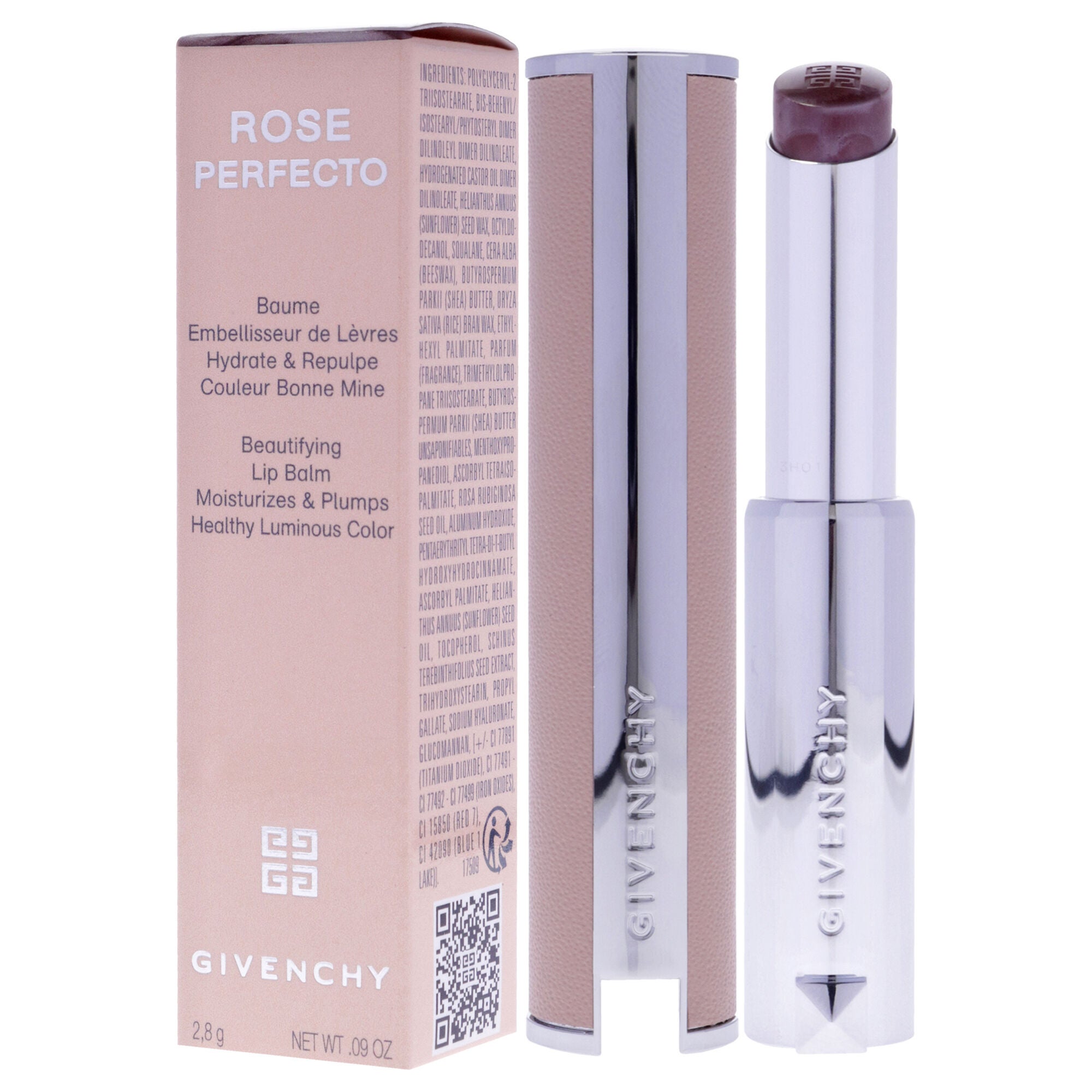 Rose Perfecto Beautifying Lip Balm - 117 Chilling Brown by Givenchy for Women - 0.09 oz Lip Balm, , alternate image number 7