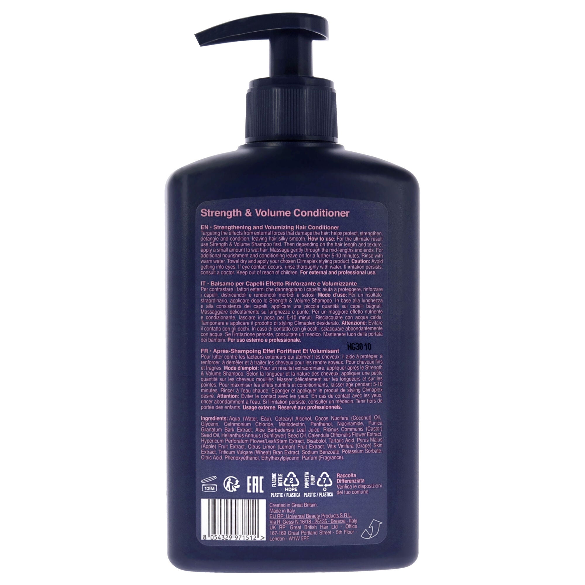 Strength and Volume Conditioner by Climaplex for Unisex - 13.52 oz Conditioner, , alternate image number 2