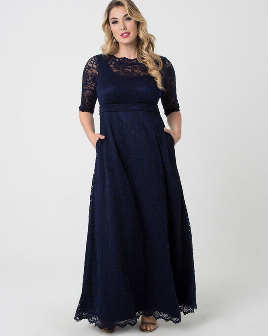 Leona Lace Gown, Nocturnal Navy, hi-res image number null