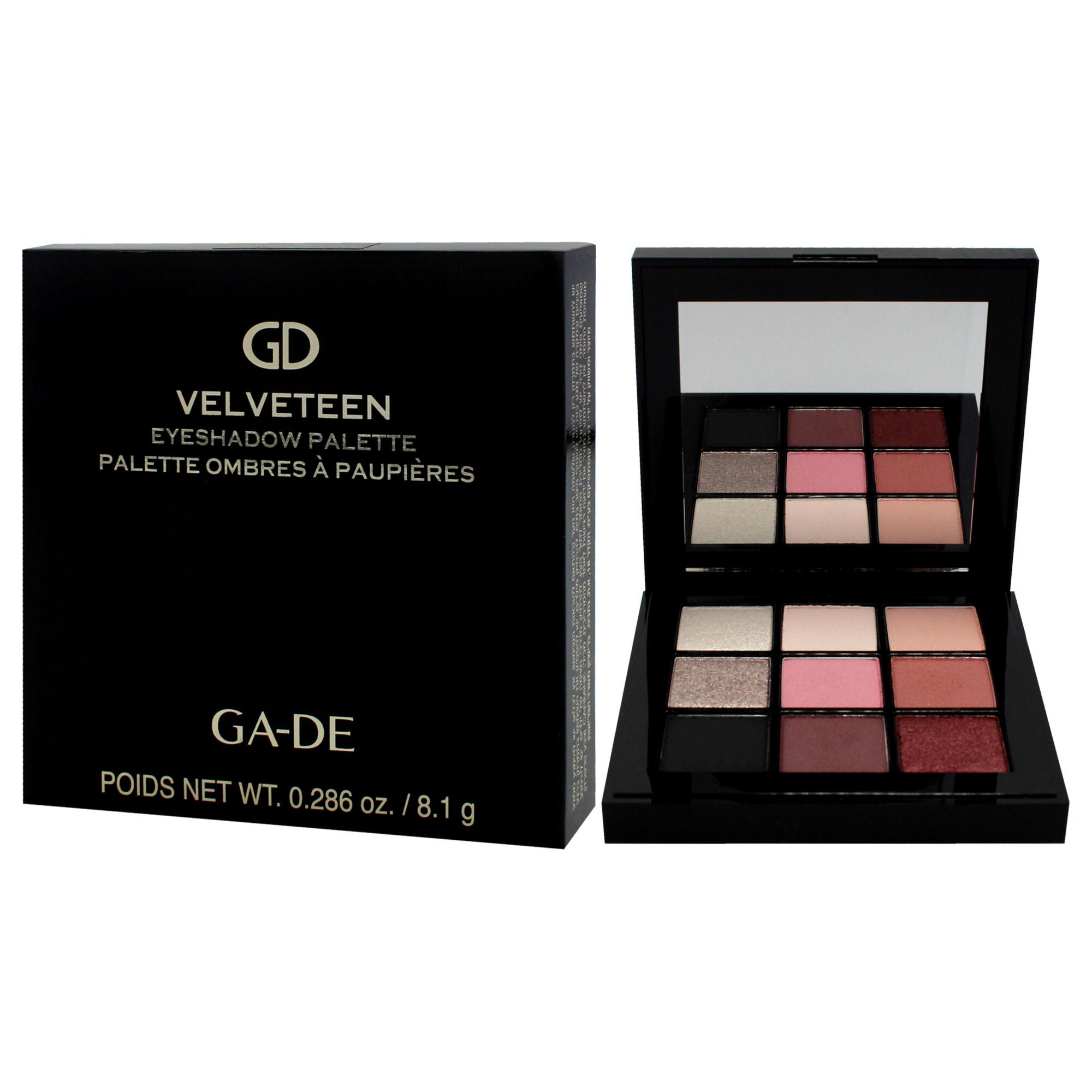 Velveteen Eyeshadow Palette - 55 Shades of Love by GA-DE for Women - 0.0286 oz Eye Shadow, See Description, alternate image number 3