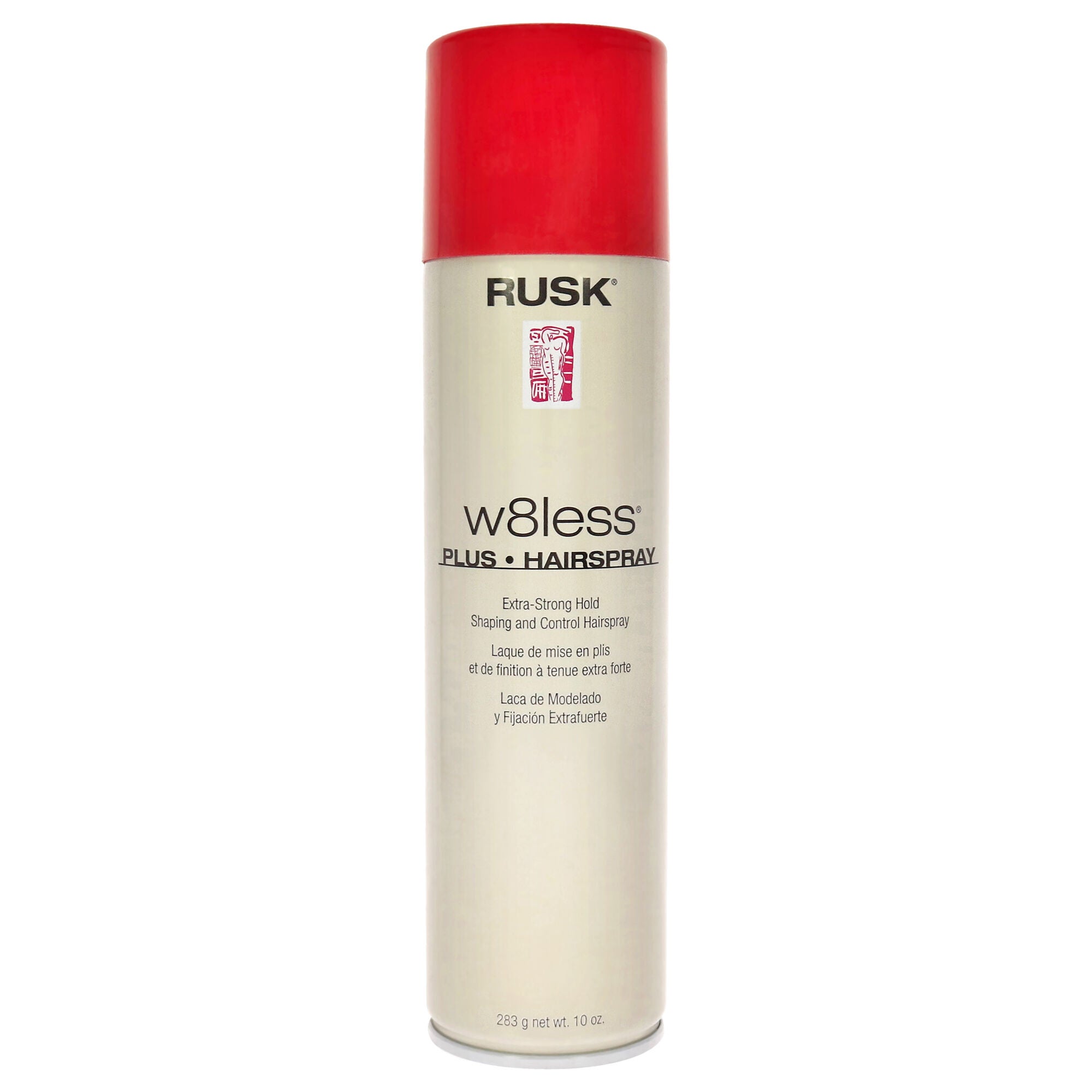W8less Plus Extra Strong Hold Shaping and Control Hairspray by Rusk for Unisex - 10 oz Hair Spray, See Description, hi-res image number 0