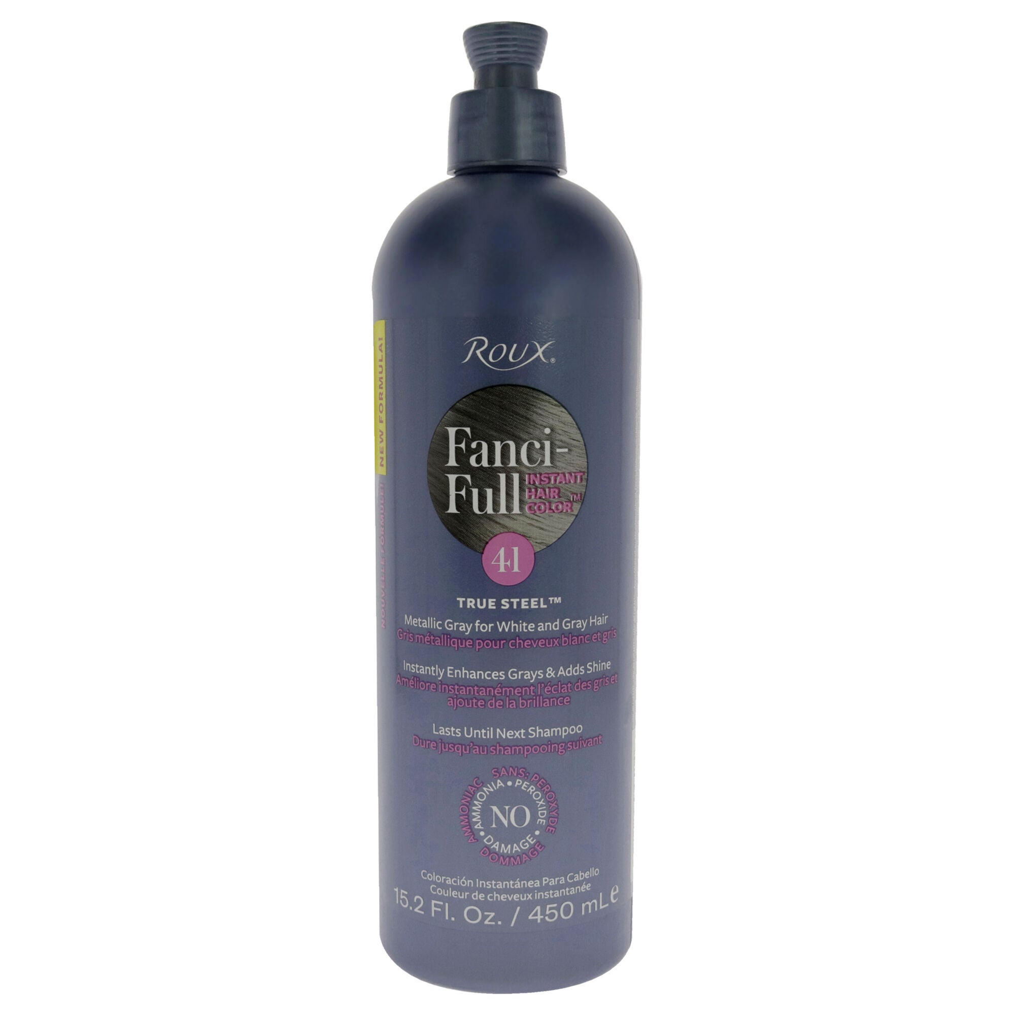 Fanci-Full Rinse Instant Hair Color - 41 True Steel by Roux for Unisex - 15.2 oz Hair Color, See Description, hi-res image number 0