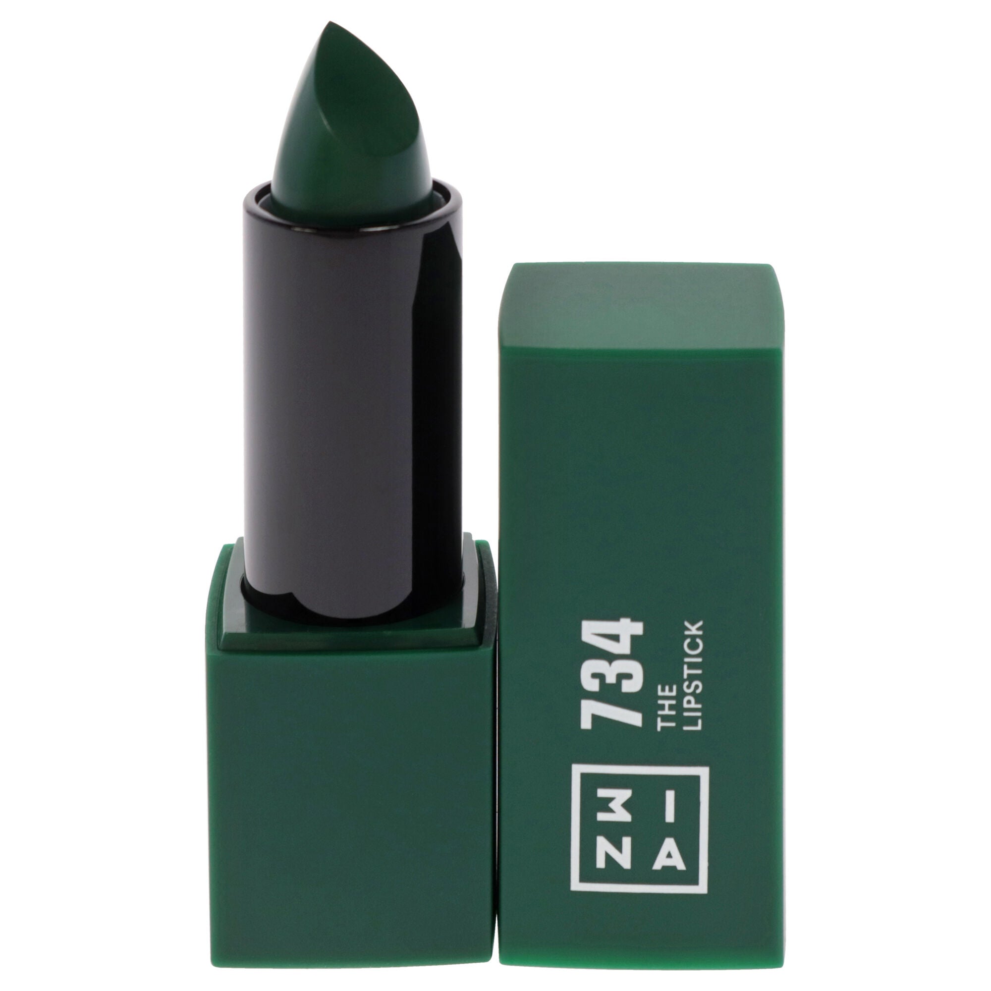 The Lipstick - 734 Deep Winter Green by 3INA for Women - 0.16 oz Lipstick, See Description, alternate image number 4