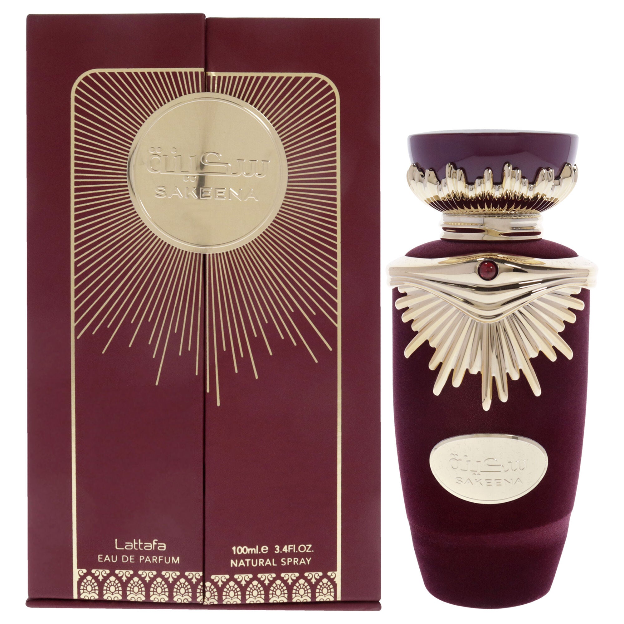 Sakeena by Lattafa for Unisex - 3.4 oz EDP Spray, See Description, hi-res image number 0