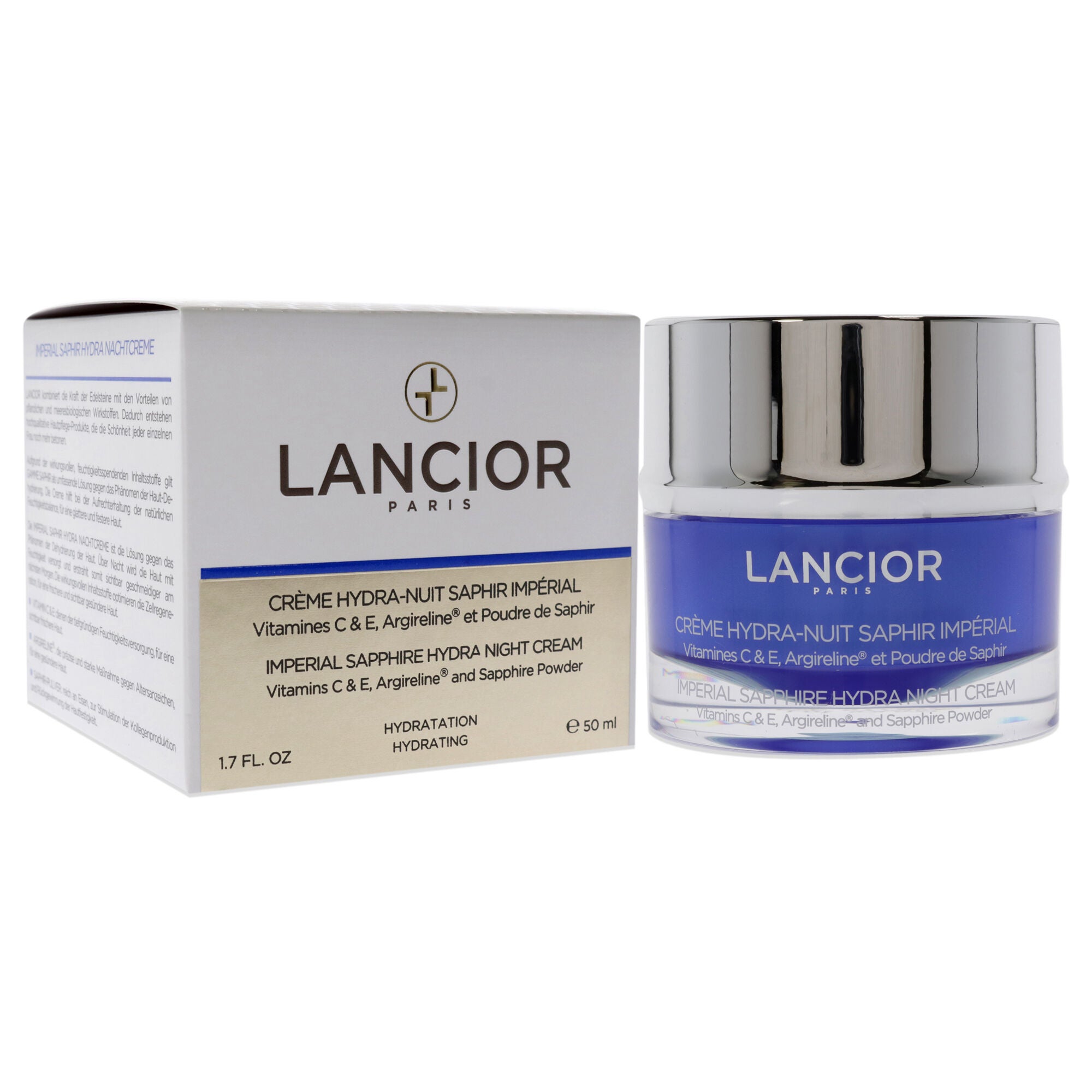 Imperial Sapphire Hydra Night Cream by Lancior for Unisex - 1.7 oz Cream, NA, alternate image number 2