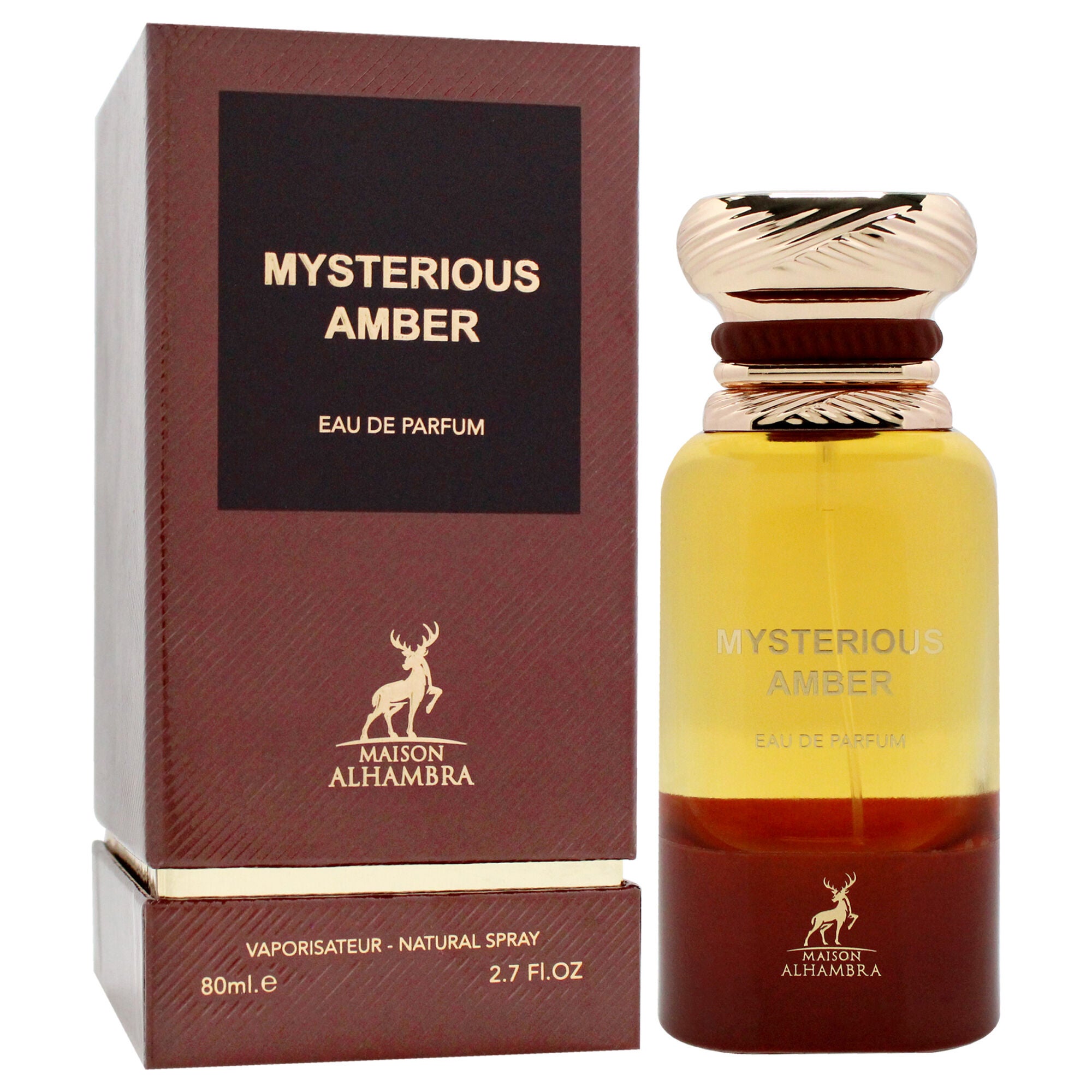 Mysterious Amber by Maison Alhambra for Women - 2.7 oz EDP Spray, Clear, alternate image number 2