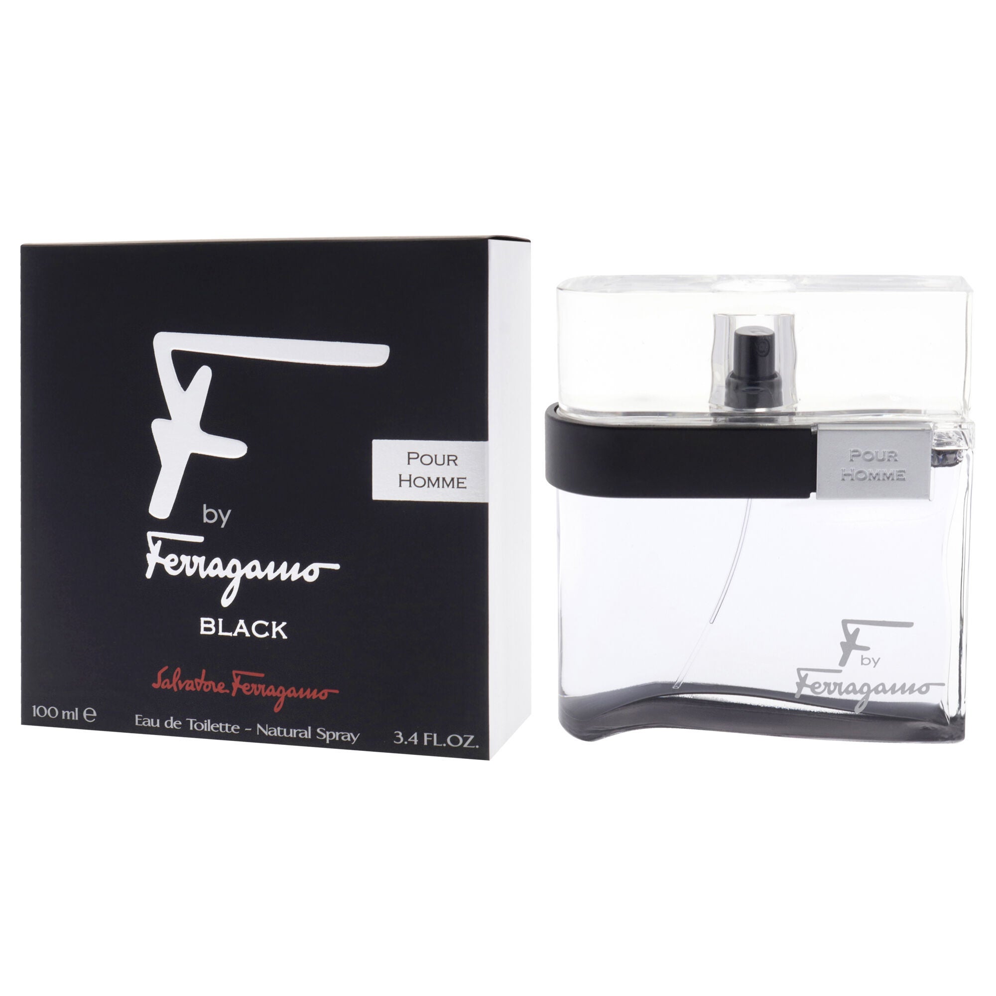 F Black by Salvatore Ferragamo for Men - 3.4 oz EDT Spray, See Description, alternate image number 3