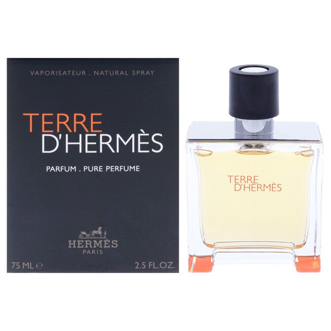 Terre DHermes by Hermes for Men - 2.5 oz Pure Perfume Spray, NA, hi-res image number null