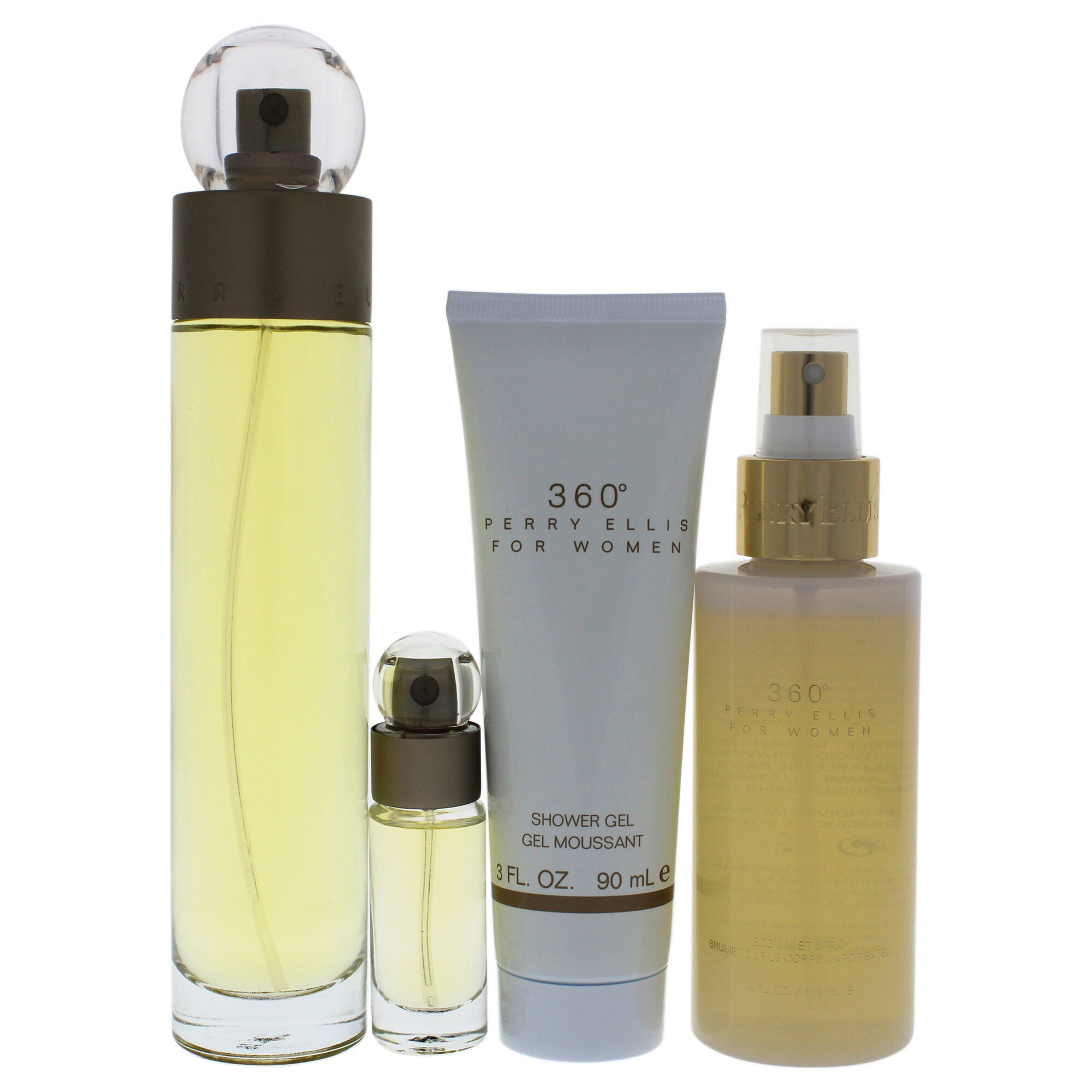 360 by Perry Ellis for Women - 4 Pc Gift Set 3.4oz EDT Spray, 4oz Body Mist Spray, 3oz Shower Gel, 0.25oz EDT Spray, , alternate image number 6