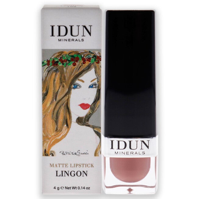 Matte Lipstick - 109 Lingon by Idun Minerals for Women - 0.14 oz Lipstick, See Description, hi-res image number 0
