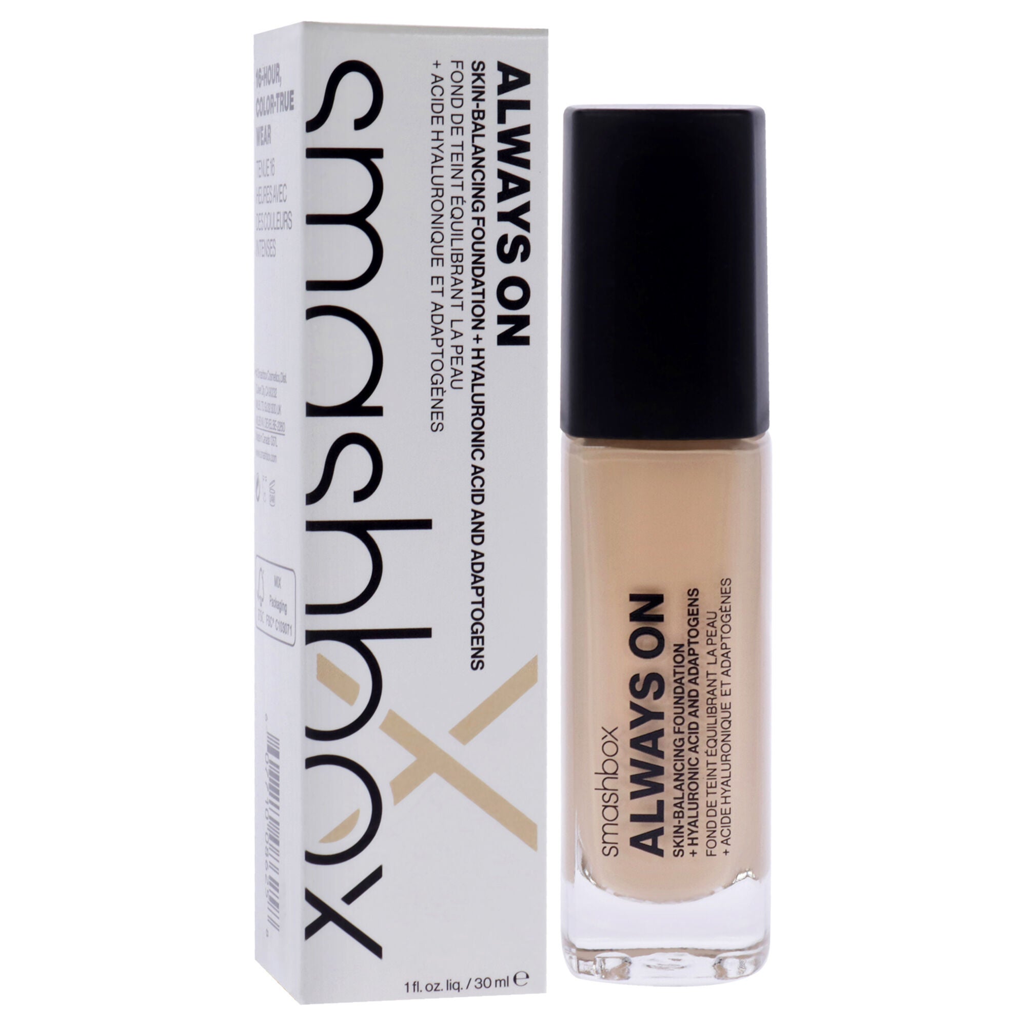 Always On Skin Balancing - F30-N by SmashBox for Women - 1 oz Foundation, , alternate image number 7
