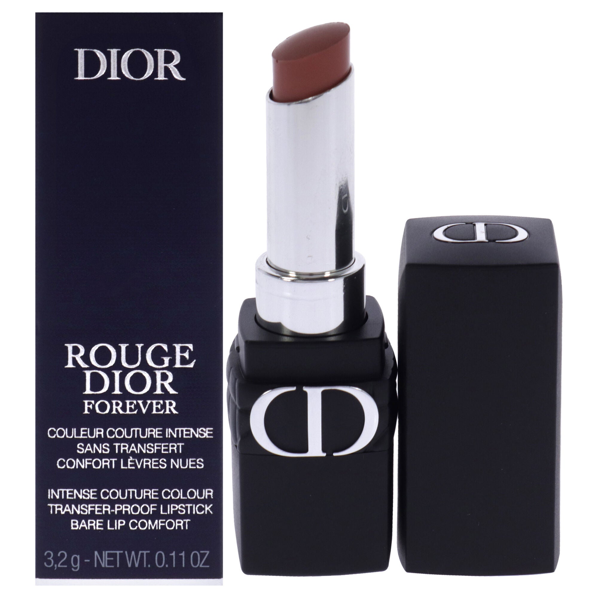 Rouge Forever Transfer Proof Lipstick - 200 Forever Nude by Christian Dior for Women - 0.11 oz Lipstick, See Description, hi-res image number 0