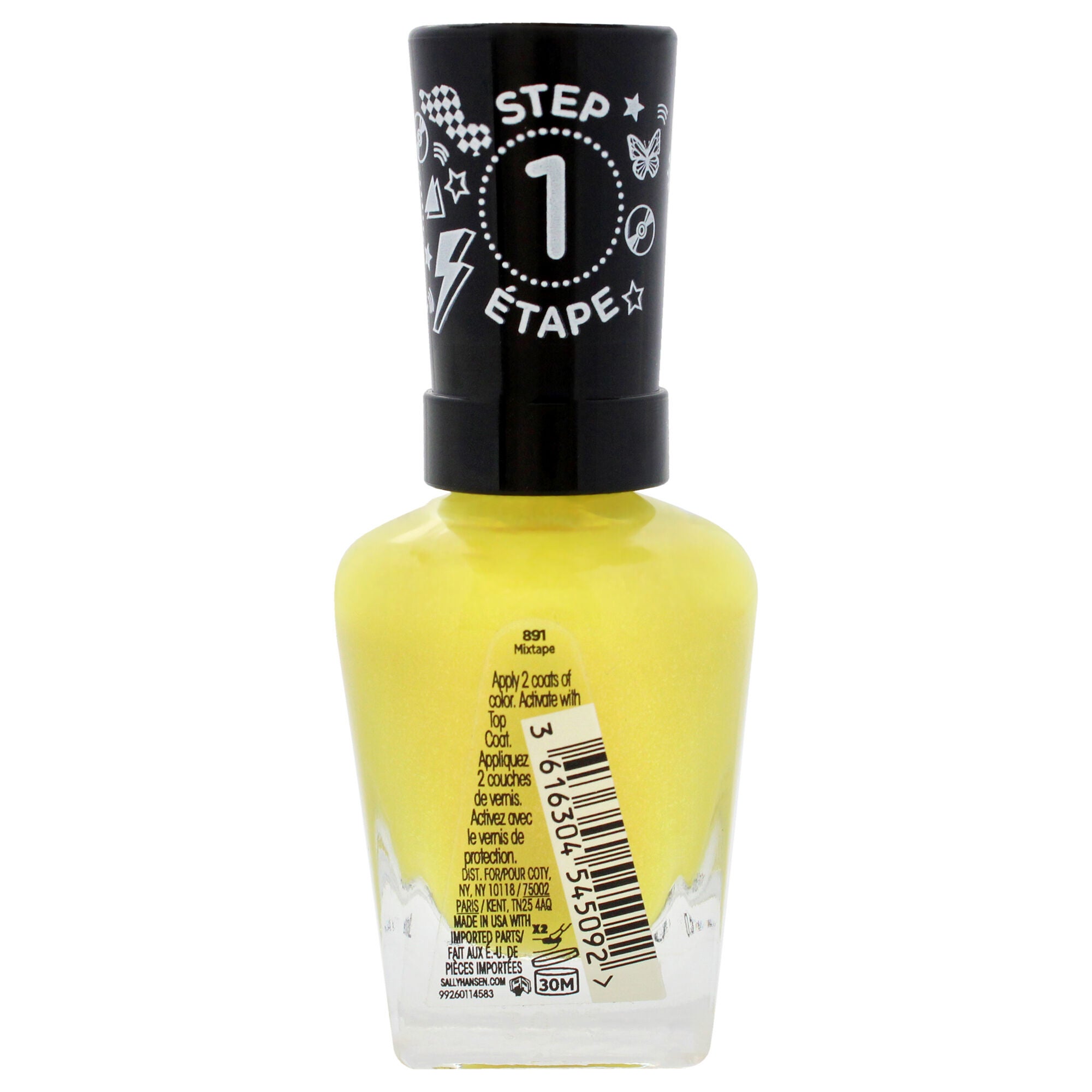 Miracle Gel 90s - 891 Mixtape by Sally Hansen for Women - 0.5 oz Nail Polish, See Description, alternate image number 1