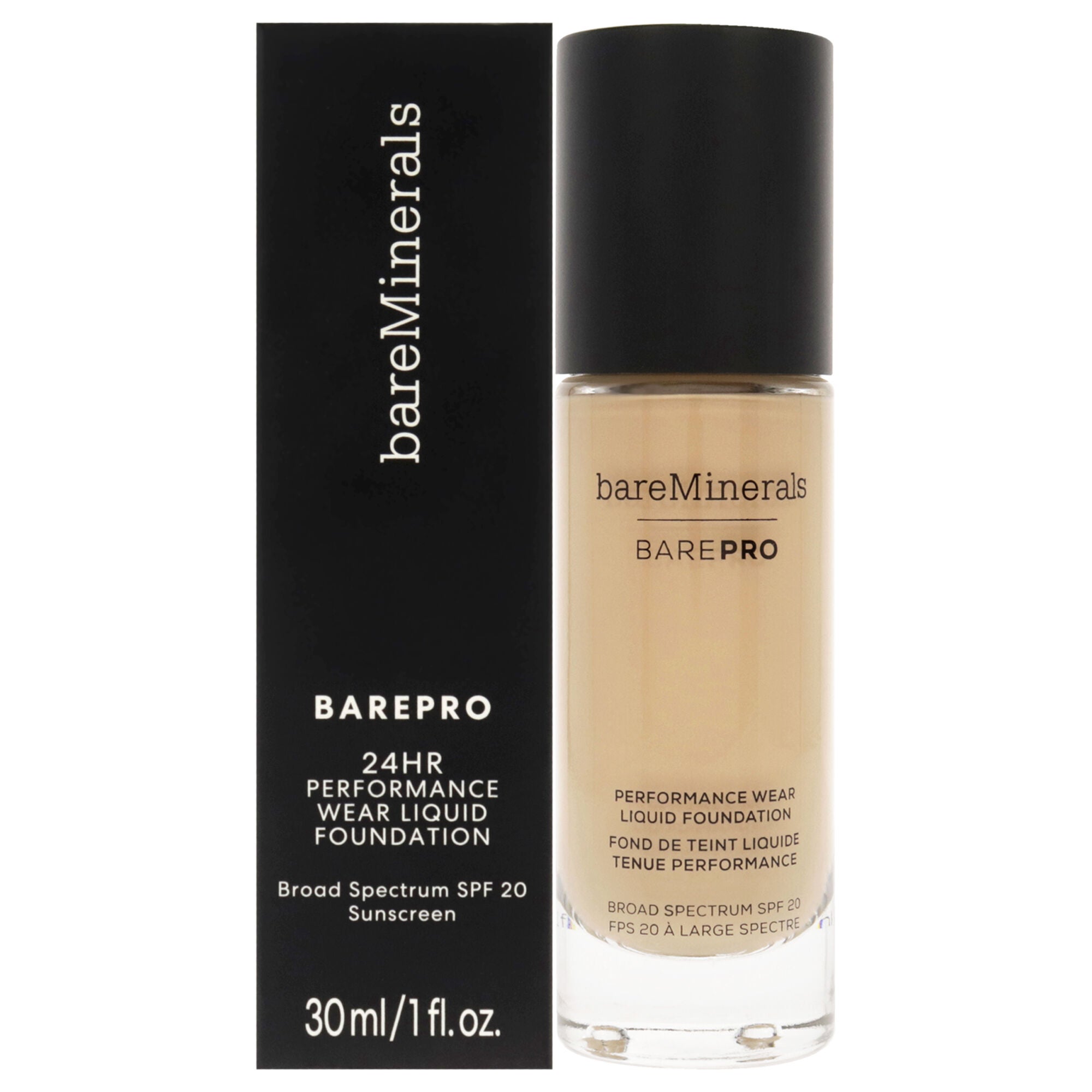 Barepro Performance Wear Liquid Foundation SPF 20 - 11 Natural by bareMinerals for Women - 1 oz Foundation, See Description, hi-res image number 0