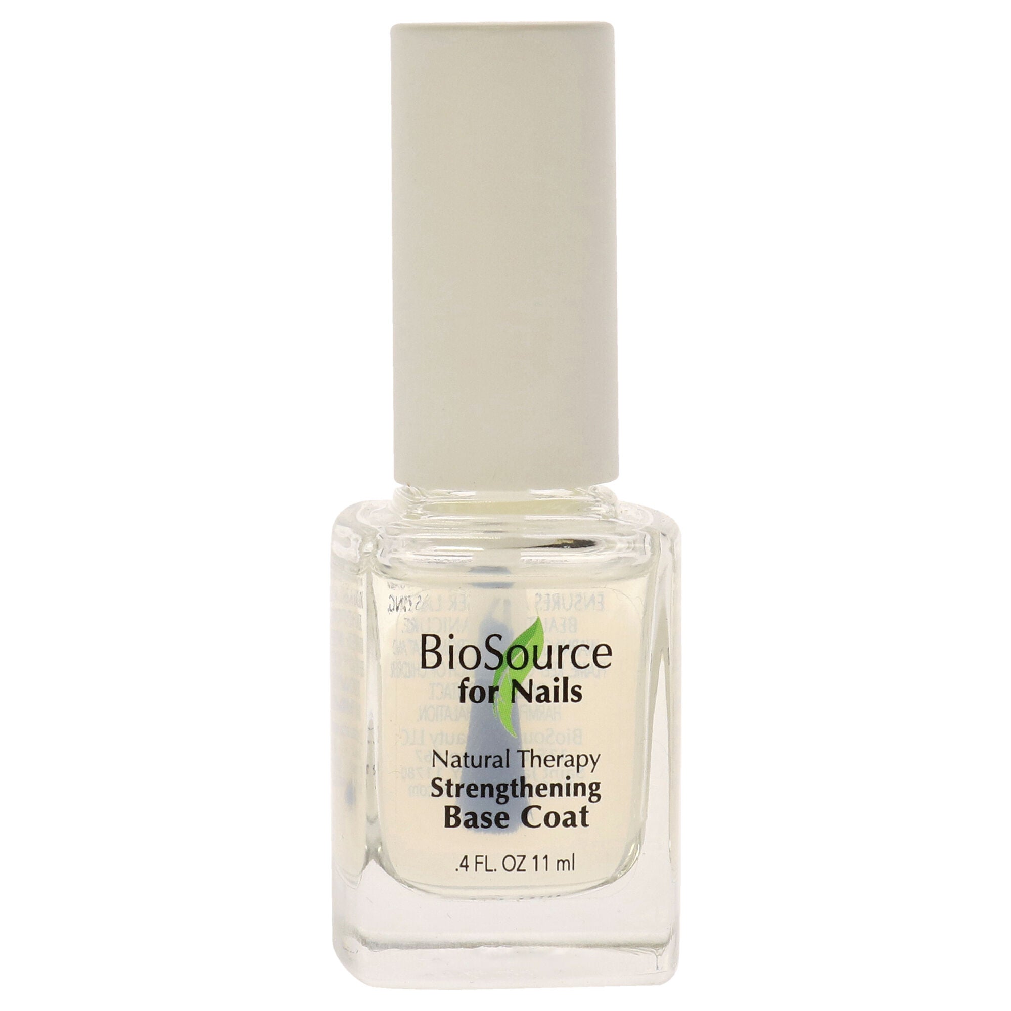 Natural Therapy Strengthening Base Coat by BioSource for Women - 0.4 oz Nail Treatment, See Description, alternate image number 4