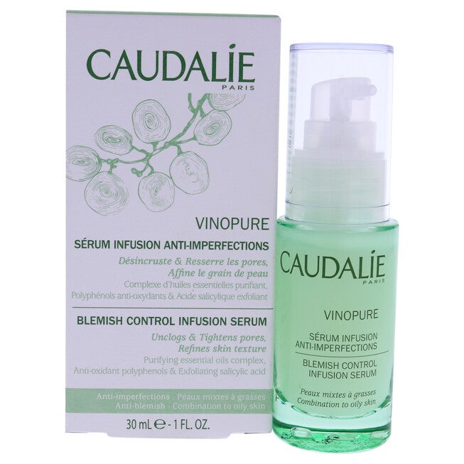 Vinopure Natural Salicylic Acid Pore Minimizing Serum by Caudalie for Unisex - 1 oz Serum, , alternate image number null