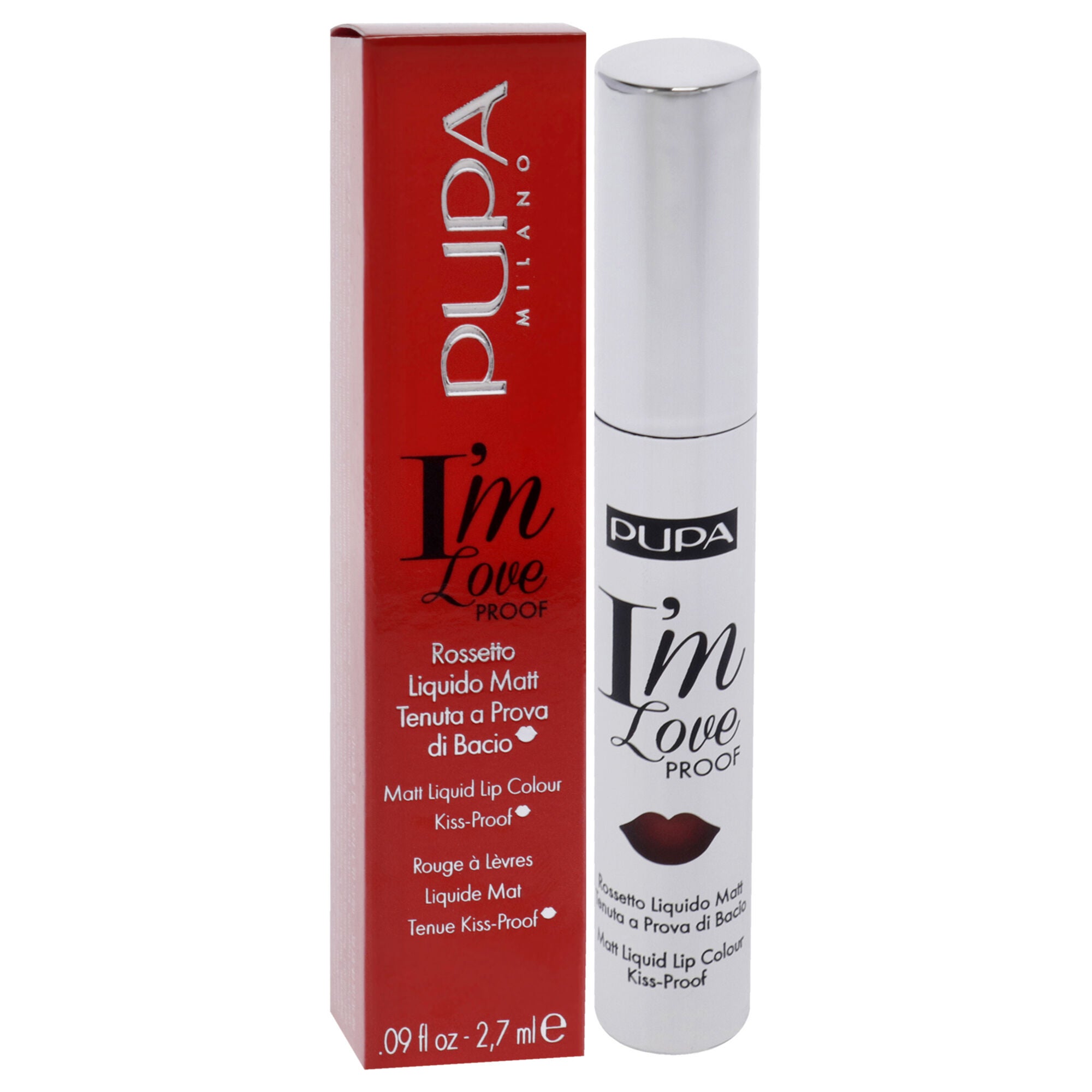 I Am Love Proof Matt Liquid Lip Color - 010 Fire Red by Pupa Milano for Women - 0.09 oz Lipstick, , alternate image number 6
