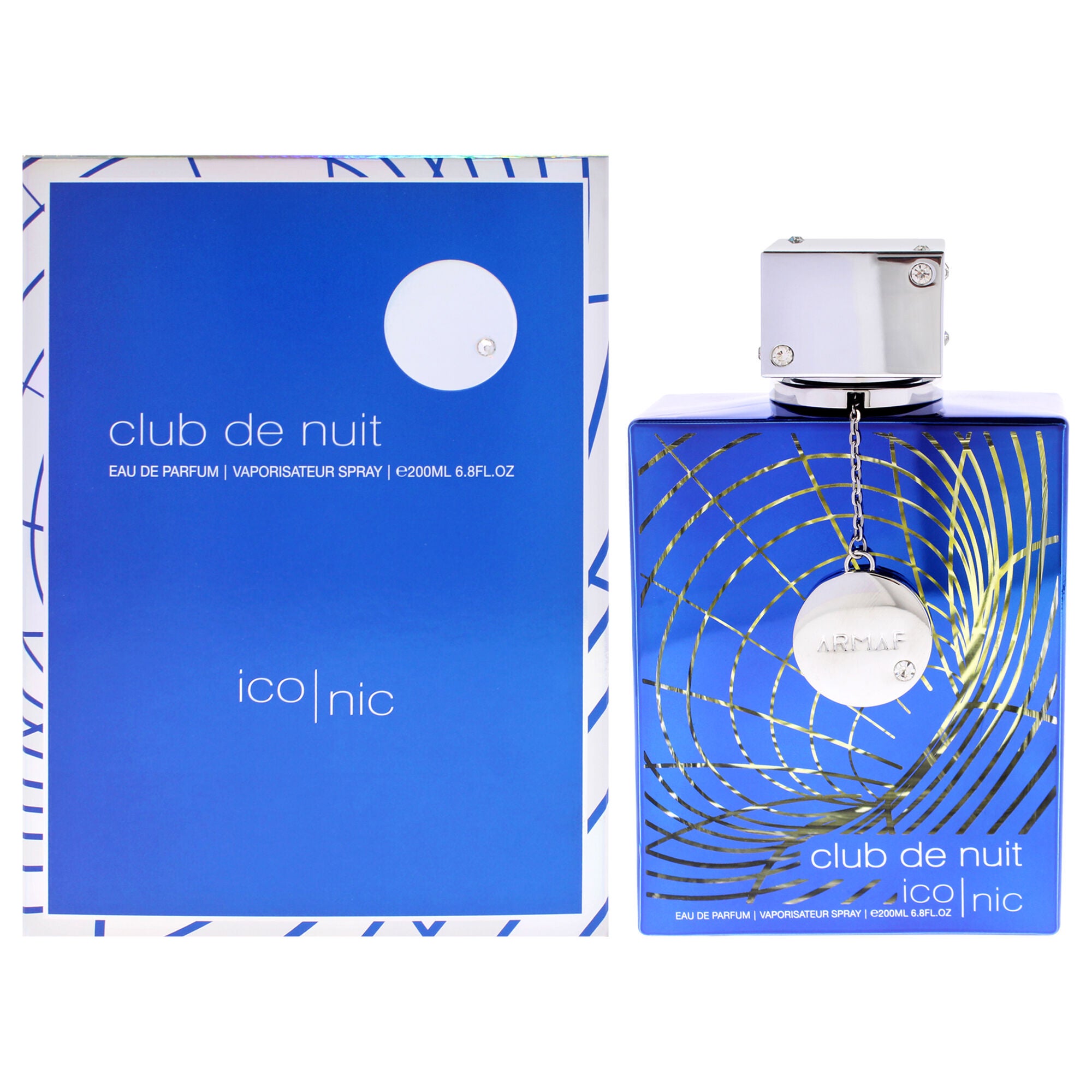 Club De Nuit Iconic Blue by Armaf for Men - 6.8 oz EDP Spray, Clear, hi-res image number 0