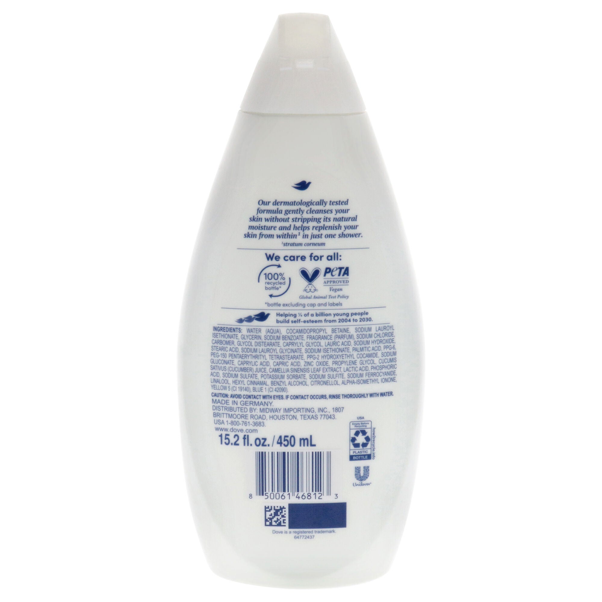 Body Wash - Fresh Care by Dove for Unisex - 15.2 oz Body Wash, See Description, alternate image number 2