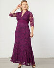 Screen Siren Lace Evening Gown, Amethyst, hi-res image number null