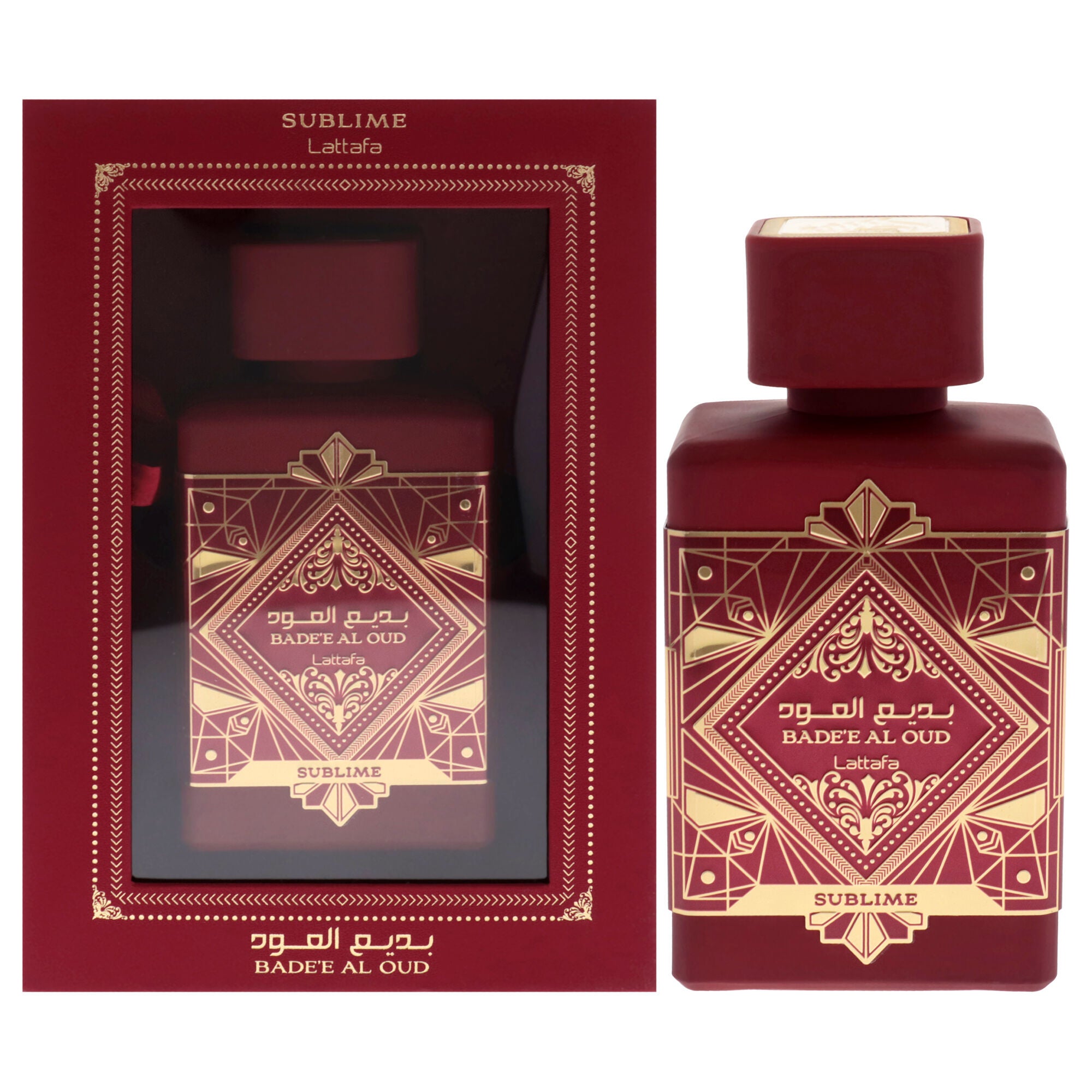Badee Al Oud Sublime by Lattafa for Men - 3.4 oz EDP Spray, See Description, hi-res image number 0