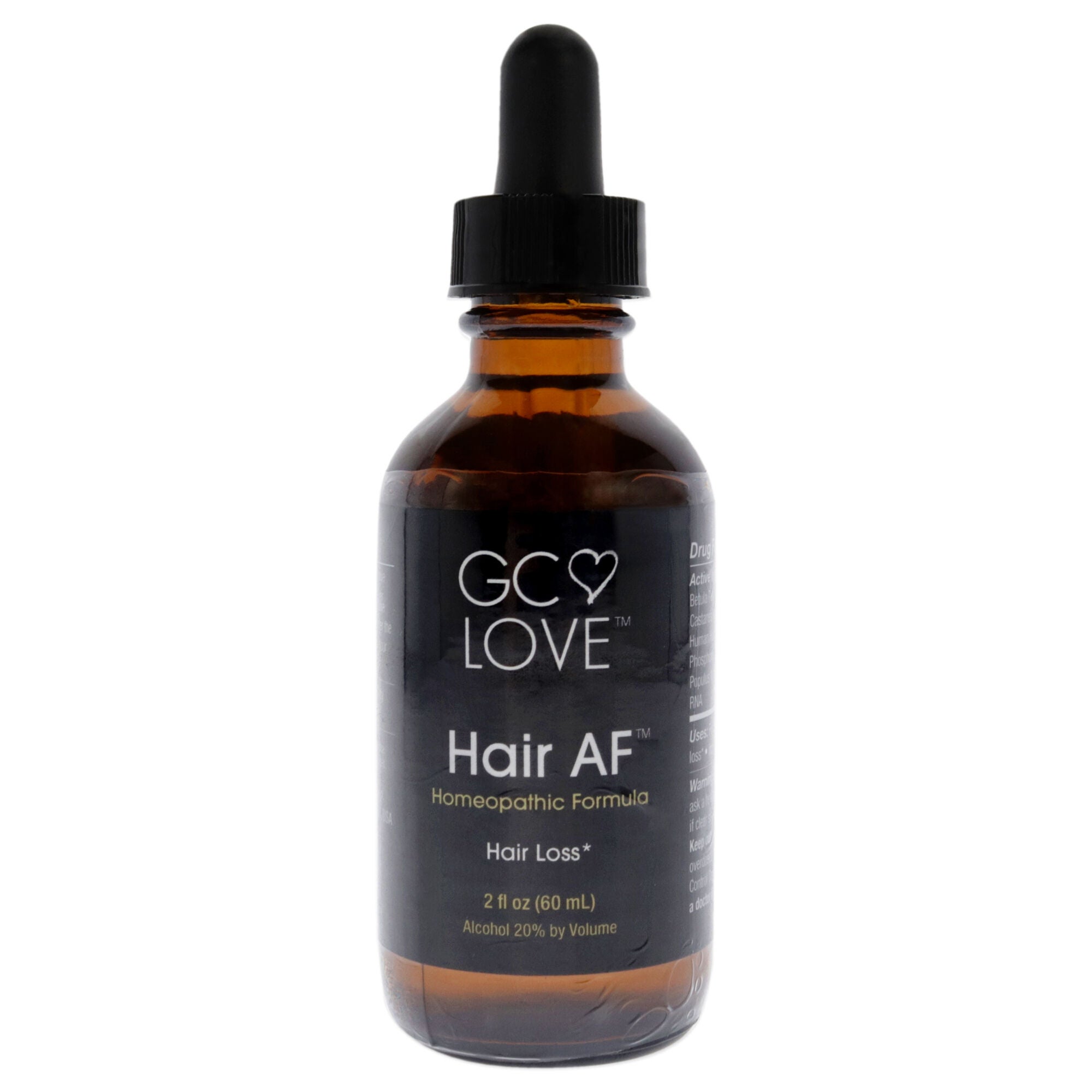 Hair AF Homeopathic Sublingual Drops by Gerard Cosmetic for Unisex - 2 oz Treatment, See Description, hi-res image number 0