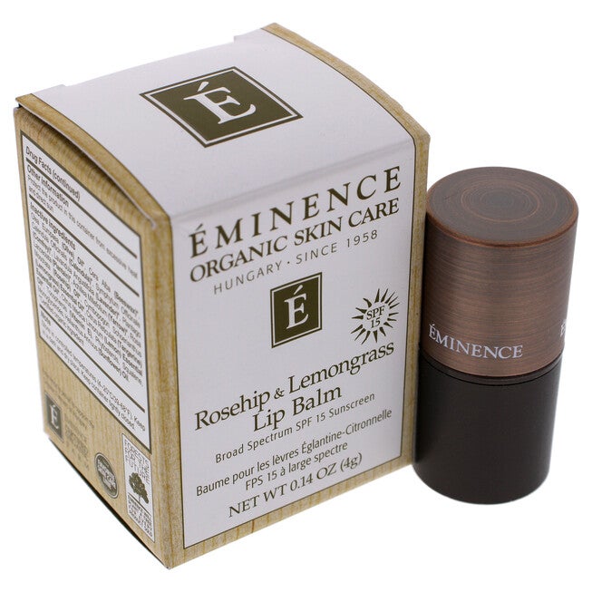Rosehip and Lemongrass Lip Balm SPF 15 by Eminence for Unisex - 0.14 oz Lip Balm, See Description, alternate image number 3
