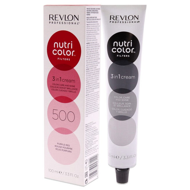 Nutri Color Cream - 500 Purple Red by Revlon for Unisex - 3.3 oz Hair Color, See Description, alternate image number 3