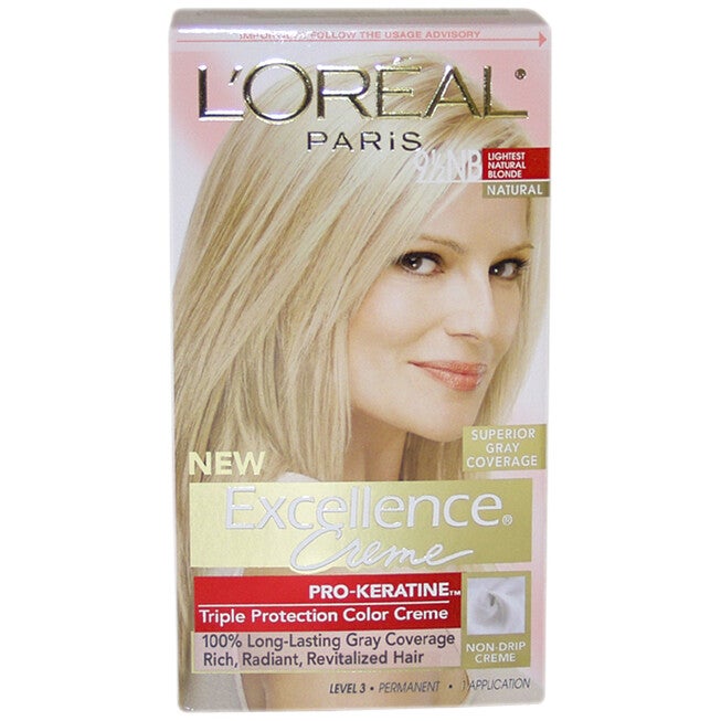 Excellence Creme Pro - Keratine - 9.5 NB Lightest Natural Blonde - Natural by LOreal Paris for Unisex - 1 Application Hair Color, NA, hi-res image number null