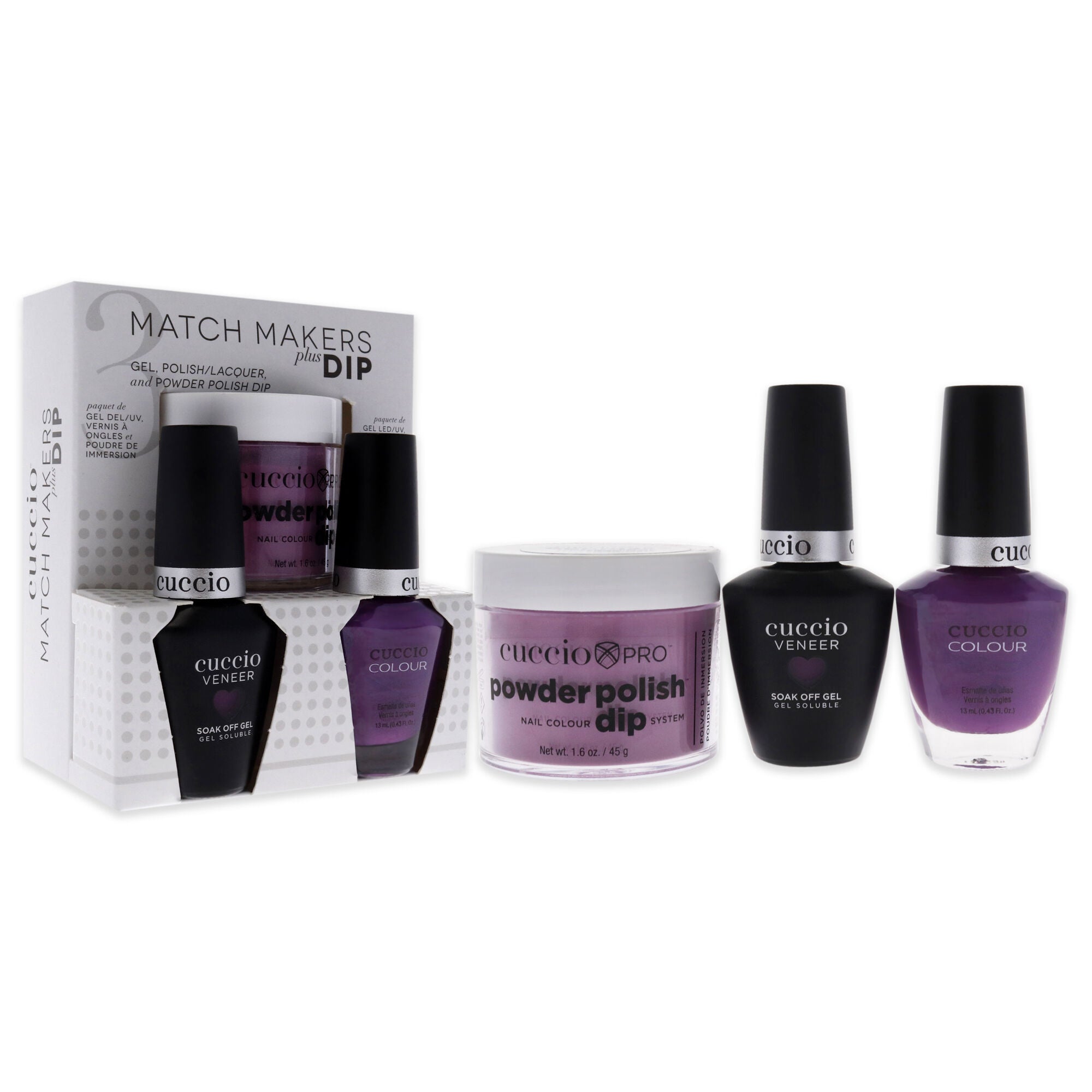 Match Makers Plus Dip - Mercury Rising by Cuccio Colour for Women - 3 Pc, See Description, alternate image number 1