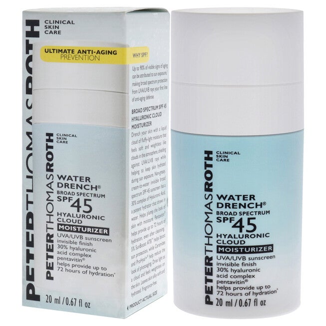 Water Drench Cloud Cream Moisturizer SPF 45 by Peter Thomas Roth for Unisex - 0.67 oz Cream, , alternate image number 7