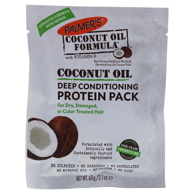 Coconut Oil Deep Conditioning Protein Pack by Palmers for Unisex - 2.1 oz Conditioner, NA, hi-res image number null