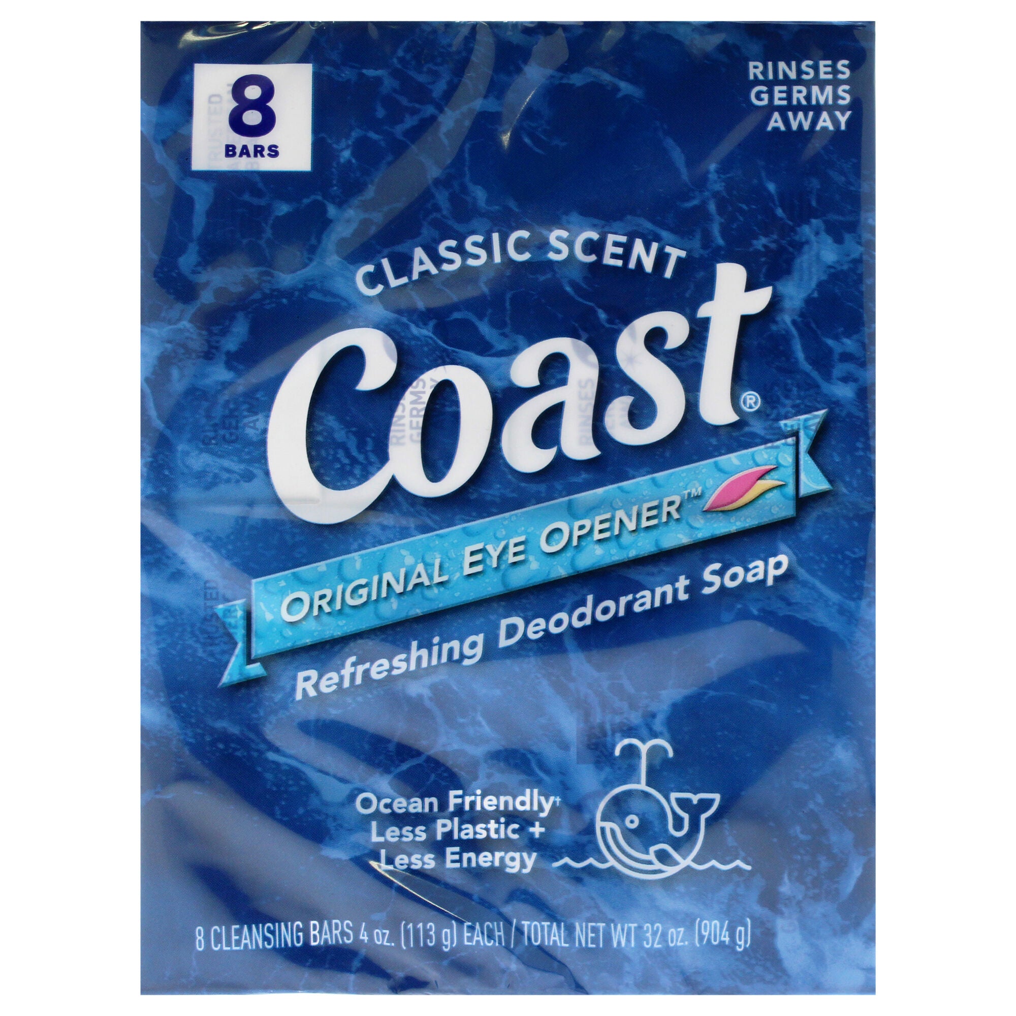Refreshing Deodorant Soap - Classic Scent by Coast for Unisex - 8 x 4 oz Soap, See Description, hi-res image number 0