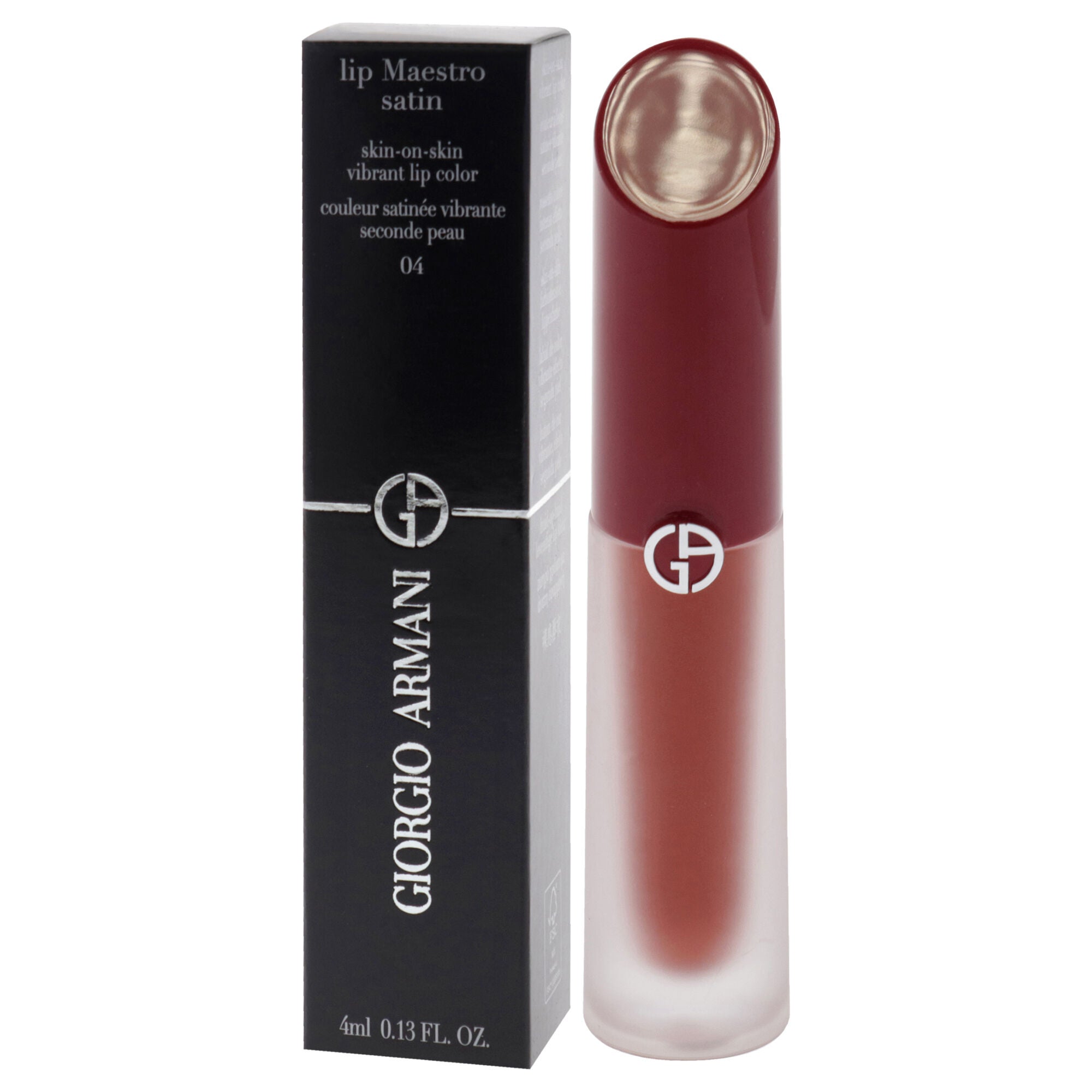 Lip Maestro Satin Lipstick - 04 Live Concert by Giorgio Armani for Women - 0.13 oz Lipstick, See Description, alternate image number 3