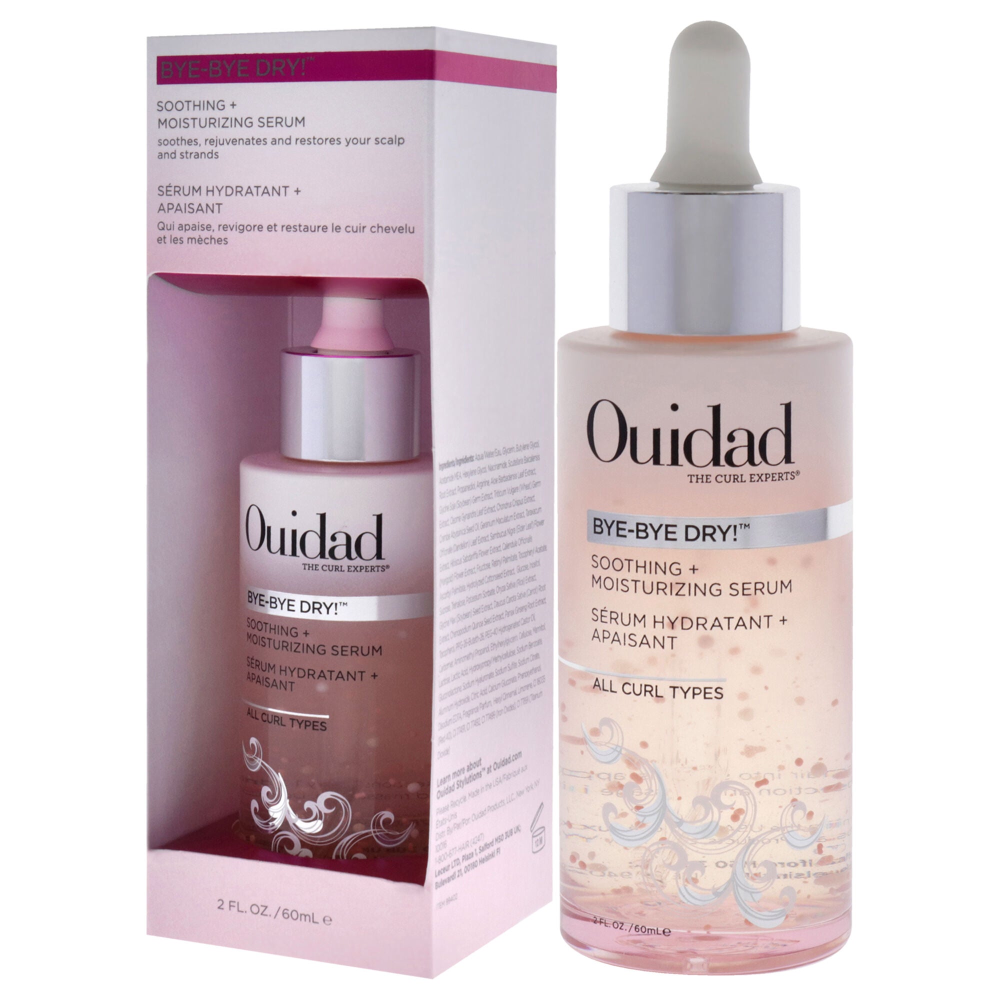 Bye-Bye Dry Soothing Plus Moisturizing Serum by Ouidad for Unisex - 2 oz Serum, , alternate image number 8