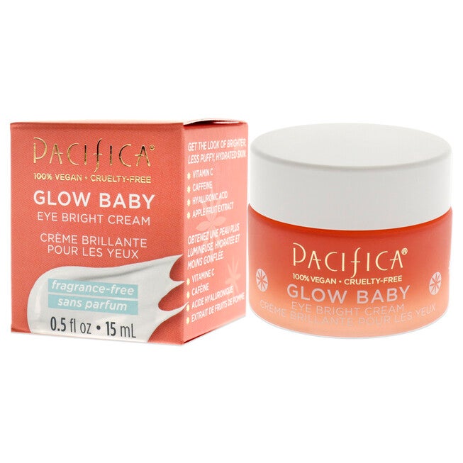 Glow Baby Eye Bright Cream by Pacifica for Unisex - 0.5 oz Cream, NA, alternate image number null