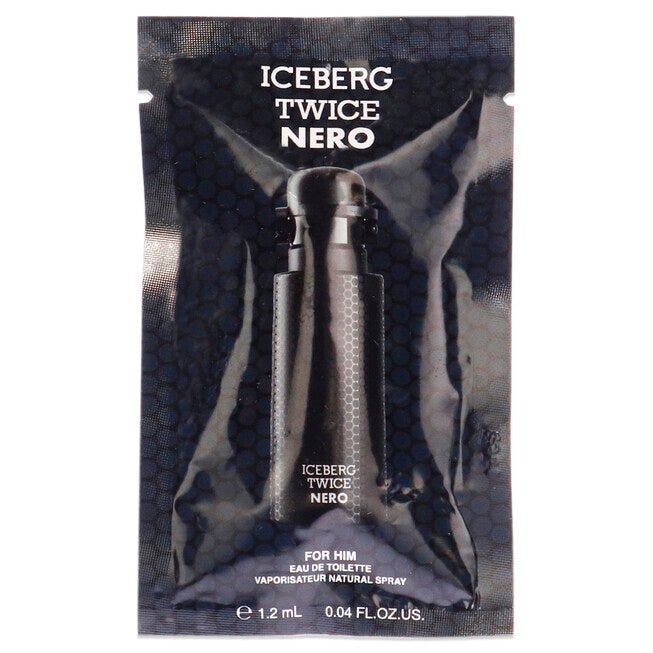 Iceberg Twice Nero by Iceberg for Men - 1.2 ml EDT Spray Vial (Mini), NA, hi-res image number null