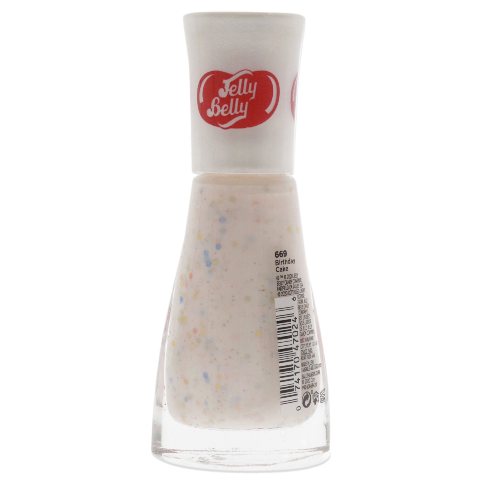 Insta-Dri Jelly Belly Nail Color - 669 Birthday Cake by Sally Hansen for Women - 0.31 oz Nail Polish, See Description, alternate image number 2