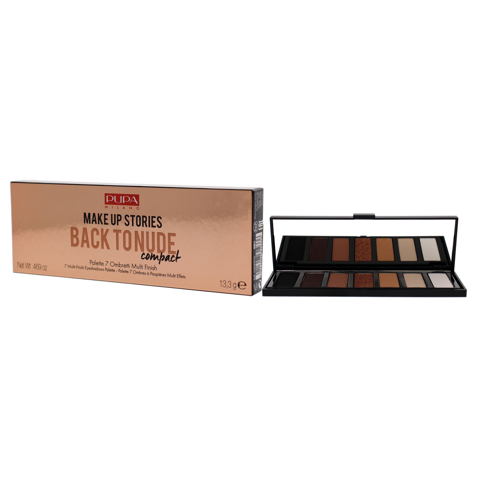 Make Up Stories Compact Palette - 001 Back To Nude by Pupa Milano for Women - 0.469 oz Eye Shadow, See Description, alternate image number 2